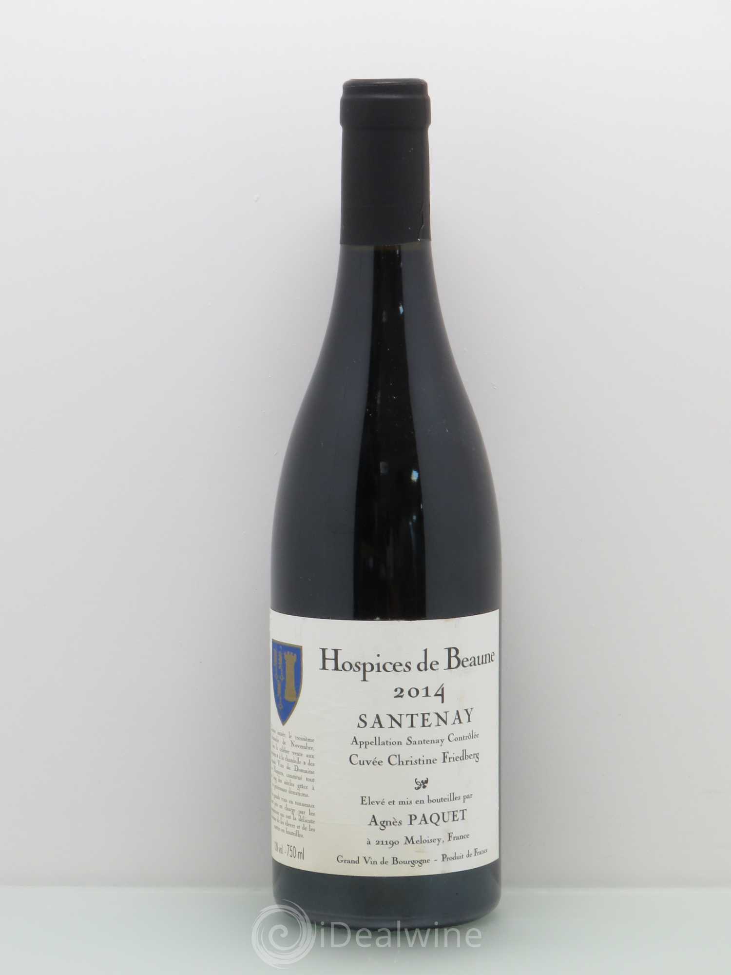 Santenay Cuvée Christine Friedberg Hospices de Beaune 2014 - Lot de 1 bouteille - 0