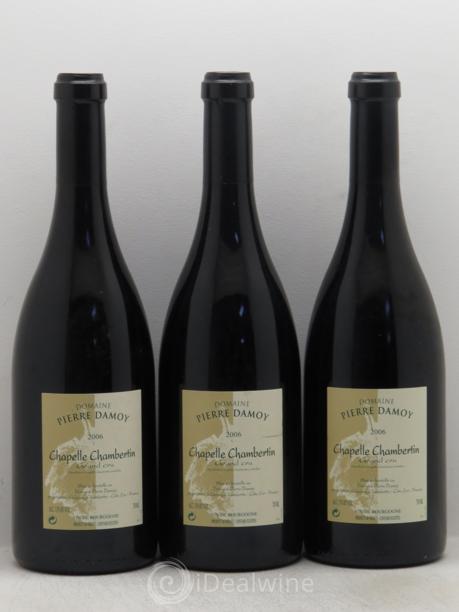 Chapelle-Chambertin Grand Cru REPRIS LE 05/05/2015 2006 - Lot de 3 bouteilles - 0