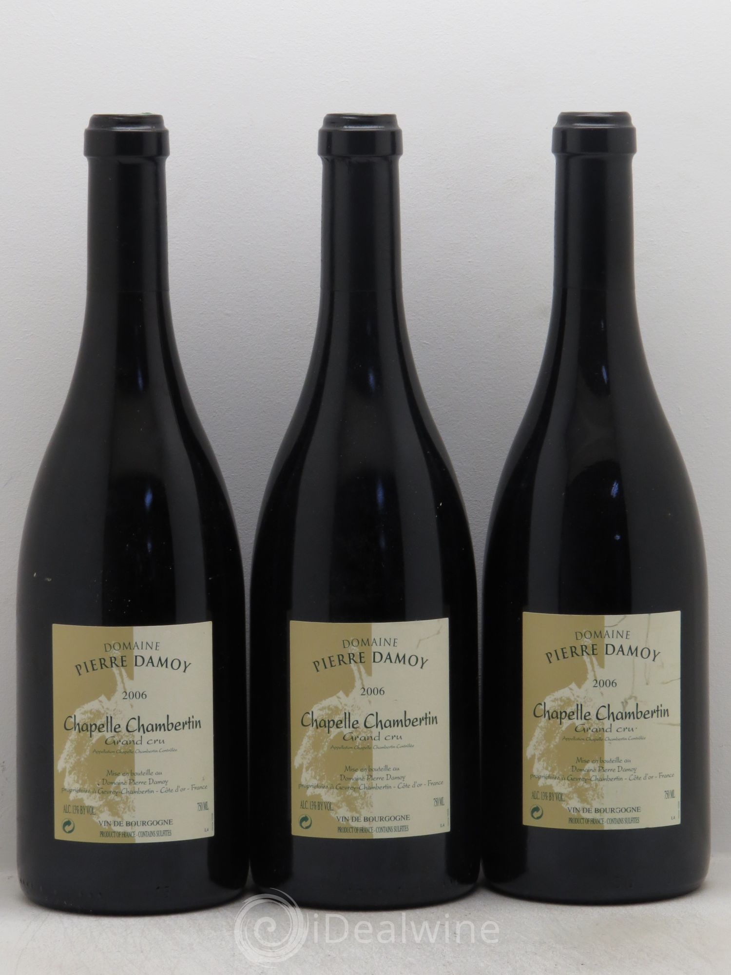 Chapelle-Chambertin Grand Cru REPRIS LE 05/05/2015 2006 - Lot de 3 bouteilles - 0