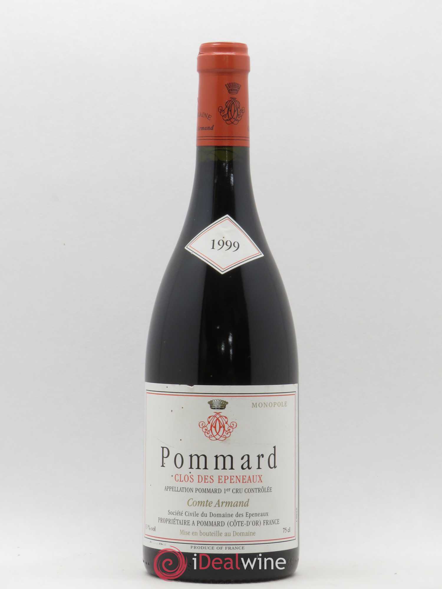 Pommard 1er Cru Clos des Epeneaux Comte Armand 1999 - Lot de 1 bouteille - 0