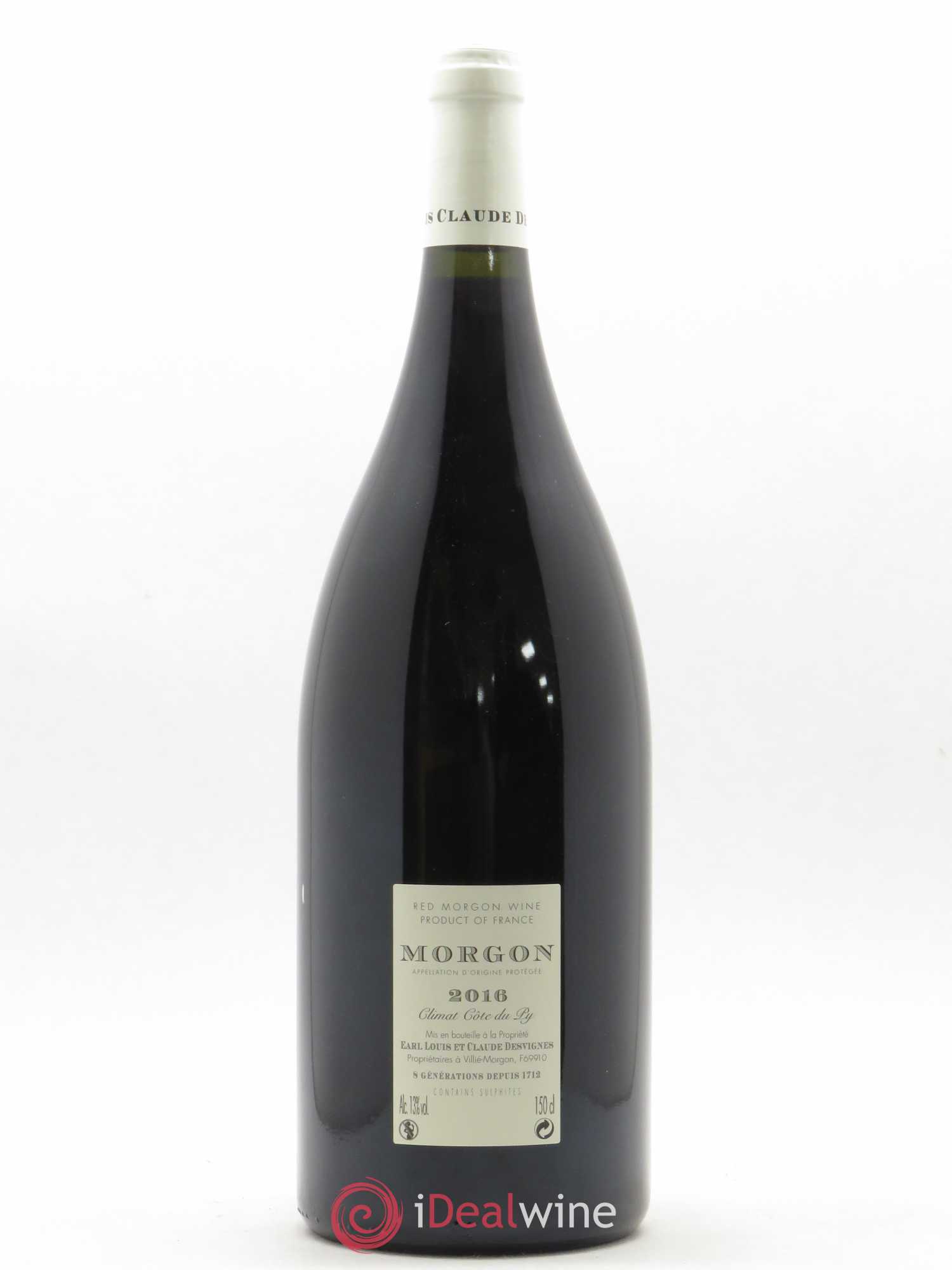 Morgon Côte de Py Javernières Louis-Claude Desvignes 2016 - Lot de 1 magnum - 1