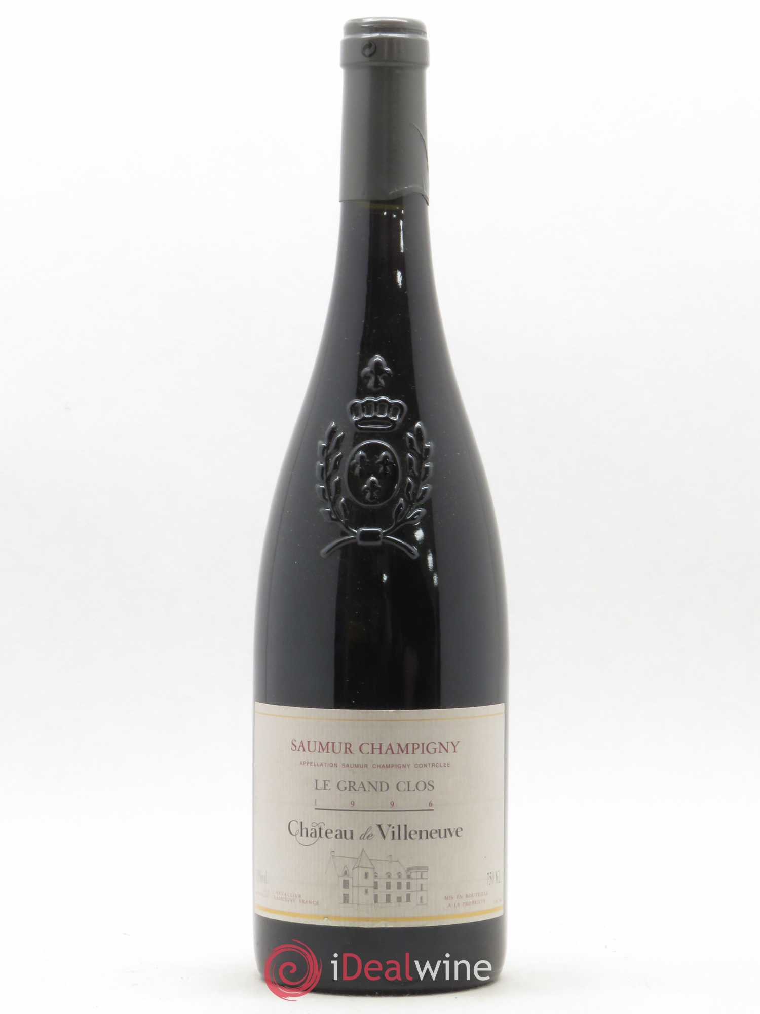 Saumur-Champigny Le Grand Clos Château de Villeneuve 1996 - Lot de 1 bouteille - 0