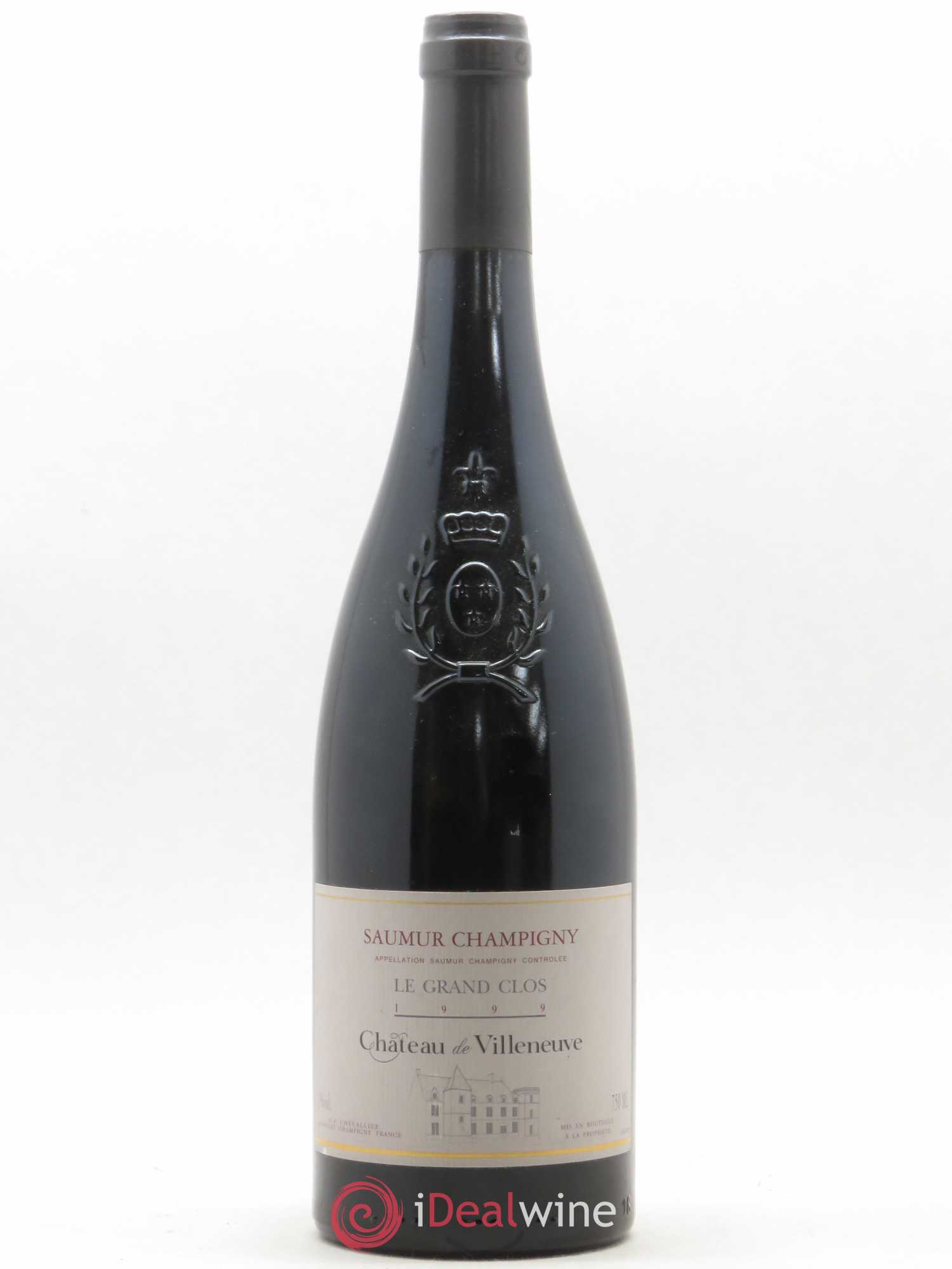 Saumur-Champigny Le Grand Clos Château de Villeneuve 1999 - Lot de 1 bouteille - 0