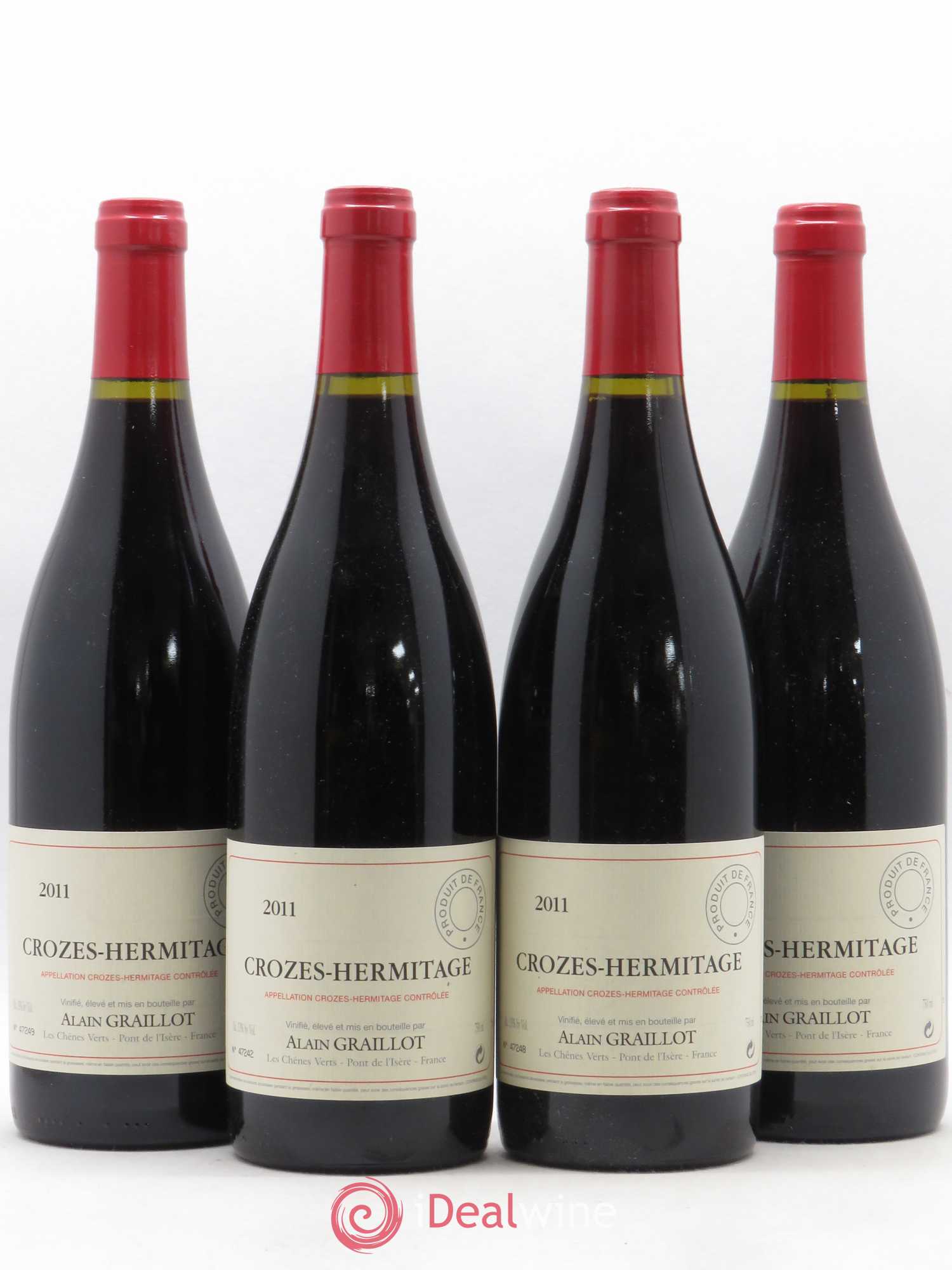 Crozes-Hermitage Domaine Graillot 2011 - Lot de 4 bouteilles - 0