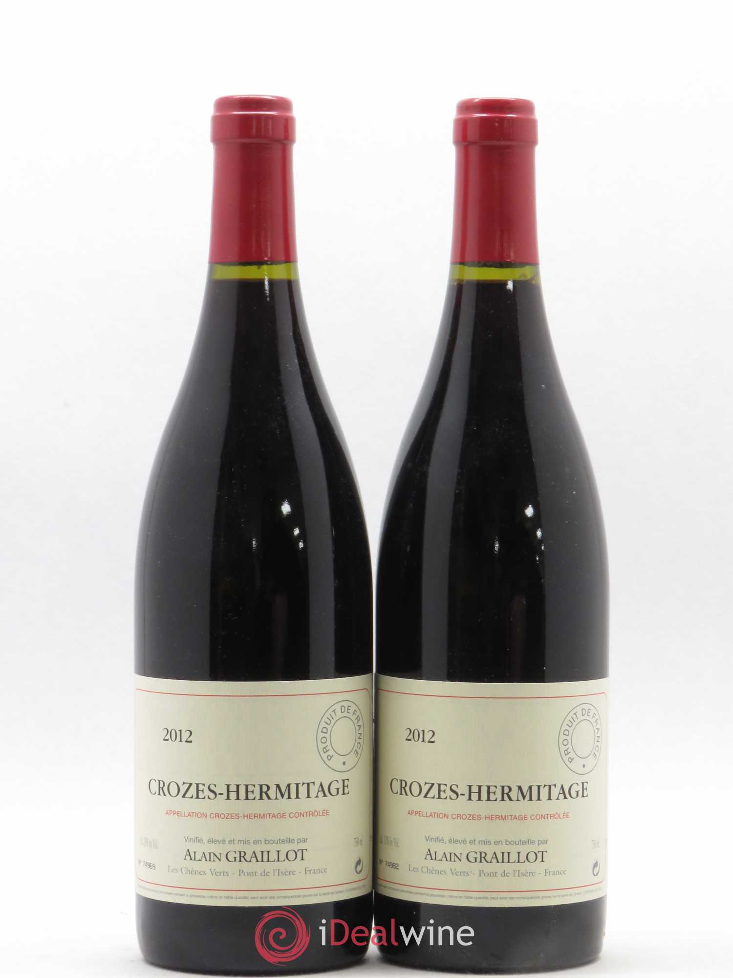 Crozes-Hermitage Domaine Graillot 2012 - Lot de 2 bouteilles - 0