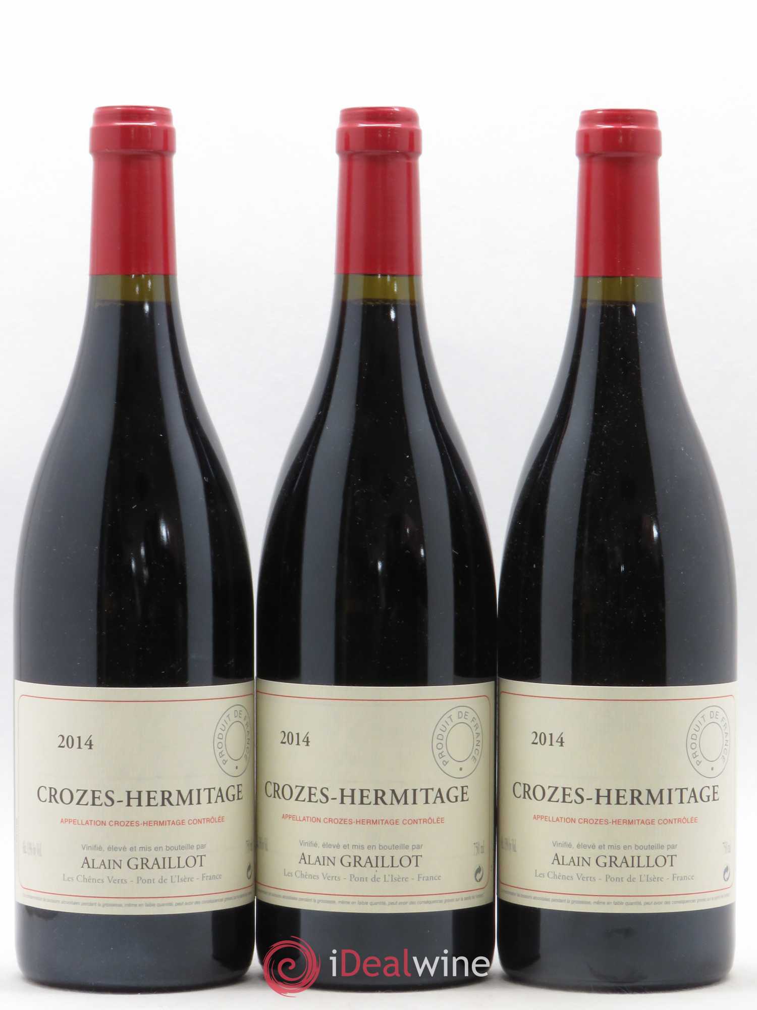 Crozes-Hermitage Domaine Graillot 2014 - Lot de 3 bouteilles - 0