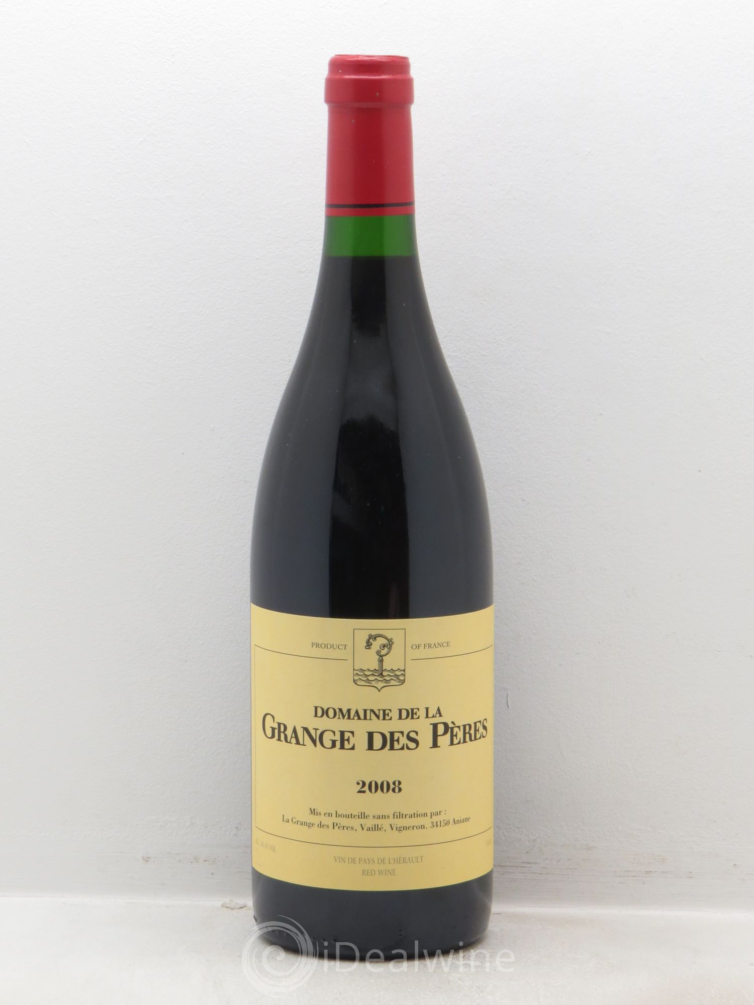 Pays d'Hérault Grange des Pères Laurent Vaillé 2008 - Lot de 1 bouteille - 0