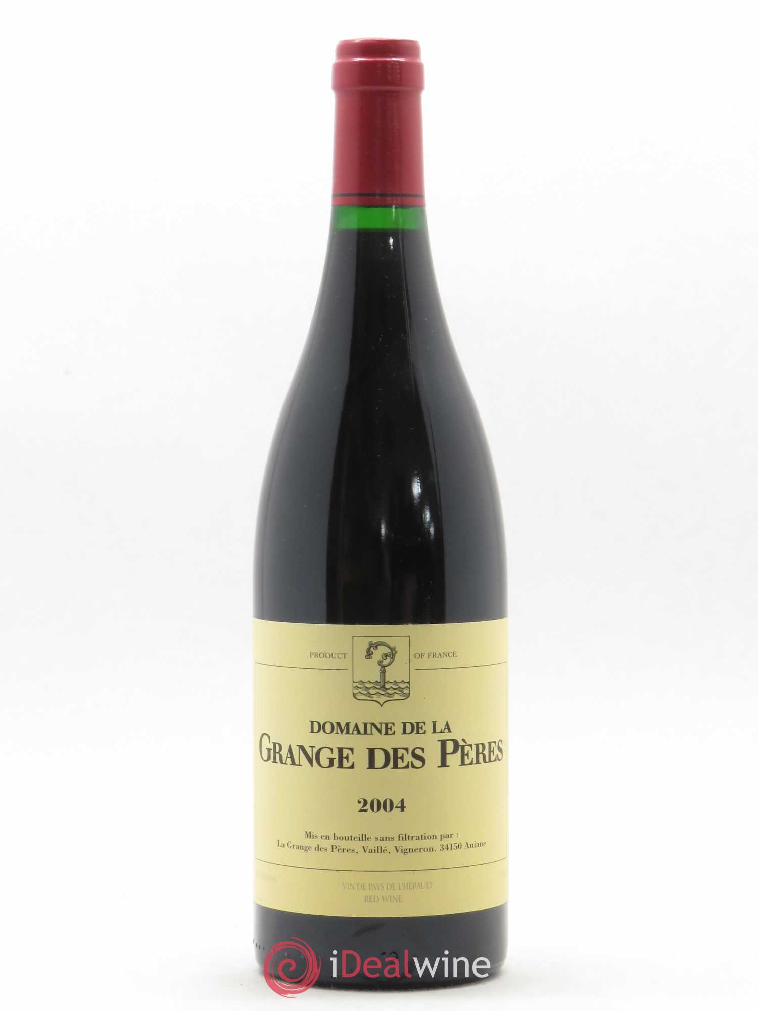 Pays d'Hérault Grange des Pères Laurent Vaillé 2004 - Lot de 1 bouteille - 0