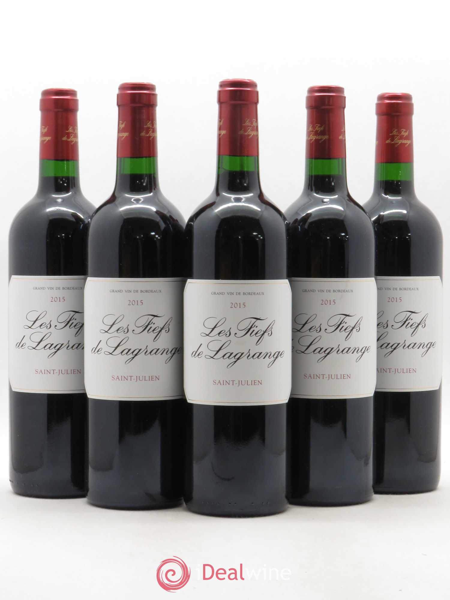 Les Fiefs de Lagrange Second Vin 2015 - Lot de 5 bouteilles - 0