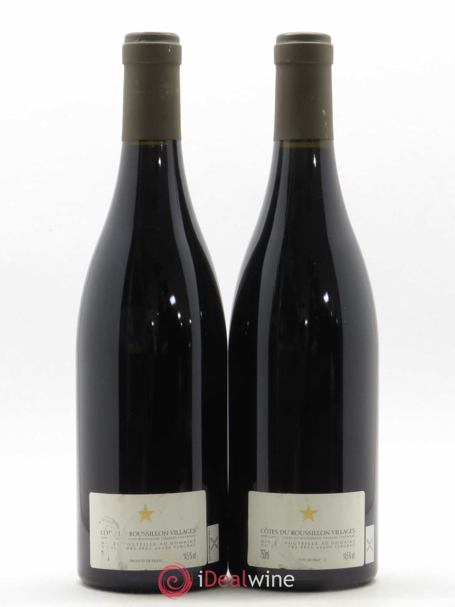 Côtes du Roussillon Villages Clos des Fées Hervé Bizeul 1999 - Lot de 2 bouteilles - 1