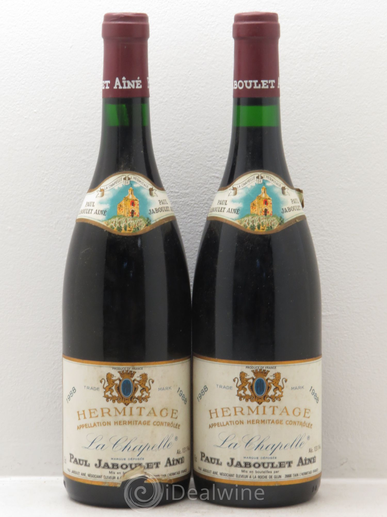 Hermitage La Chapelle Paul Jaboulet Ainé 1988 - Lot de 2 bouteilles - 0