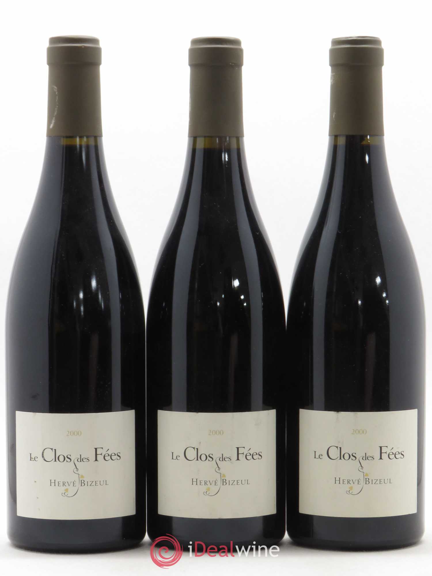 Côtes du Roussillon Villages Clos des Fées Hervé Bizeul 2000 - Lot de 3 bouteilles - 0