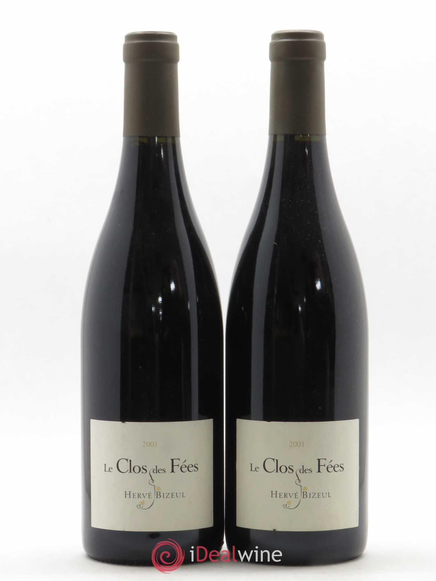Côtes du Roussillon Villages Clos des Fées Hervé Bizeul 2001 - Lot de 2 bouteilles - 0