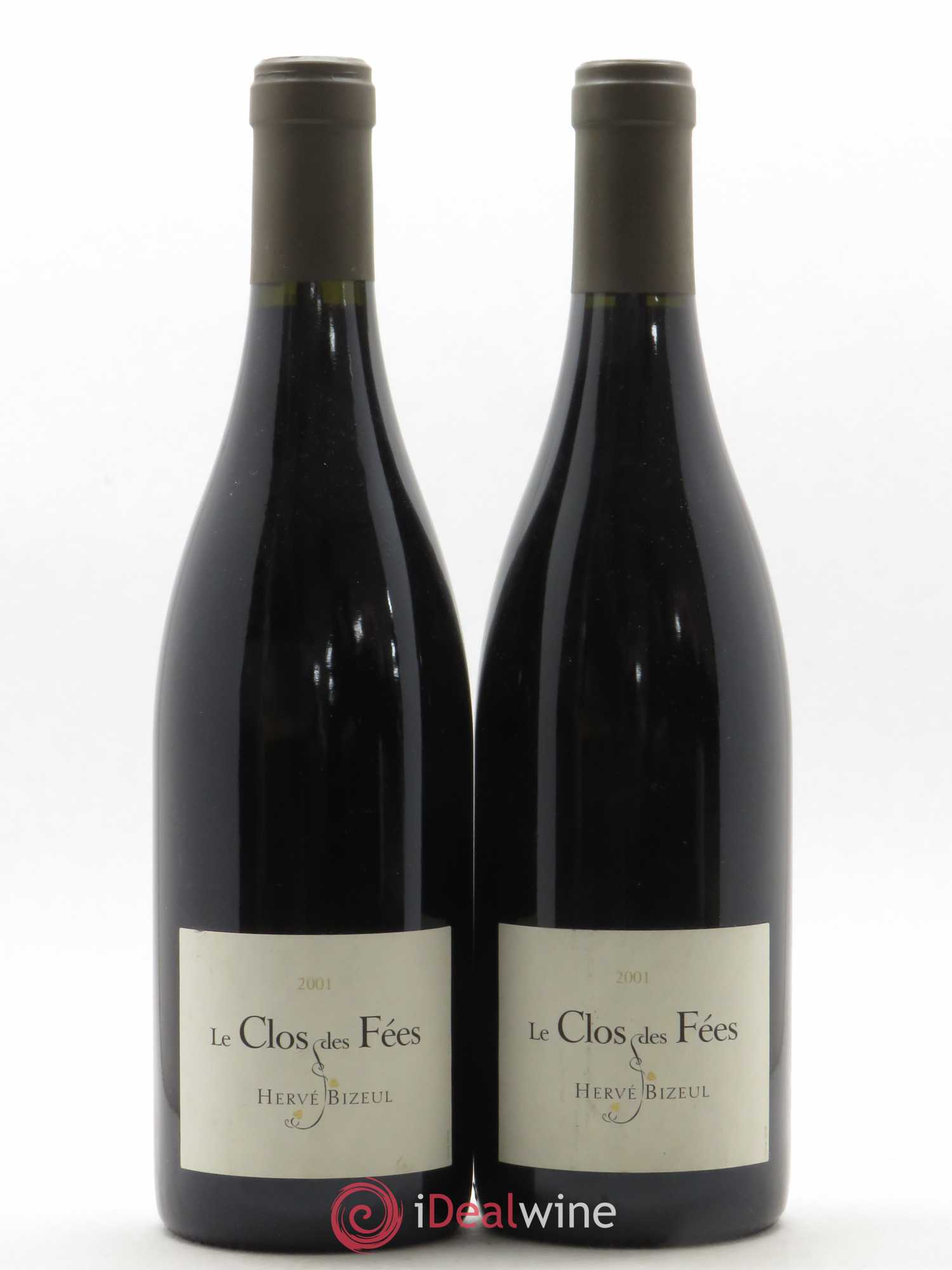 Côtes du Roussillon Villages Clos des Fées Hervé Bizeul 2001 - Lot de 2 bouteilles - 0