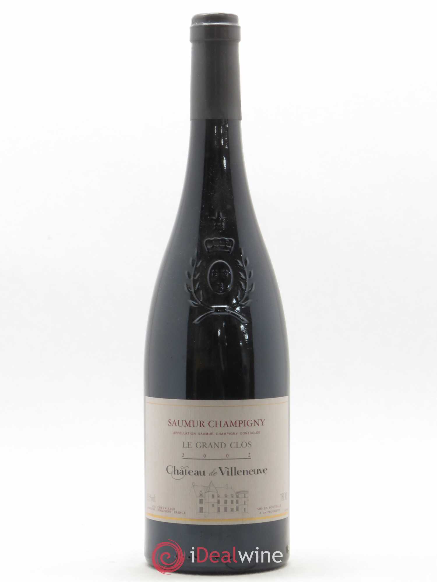 Saumur-Champigny Le Grand Clos Château de Villeneuve 2002 - Lot de 1 bouteille - 0