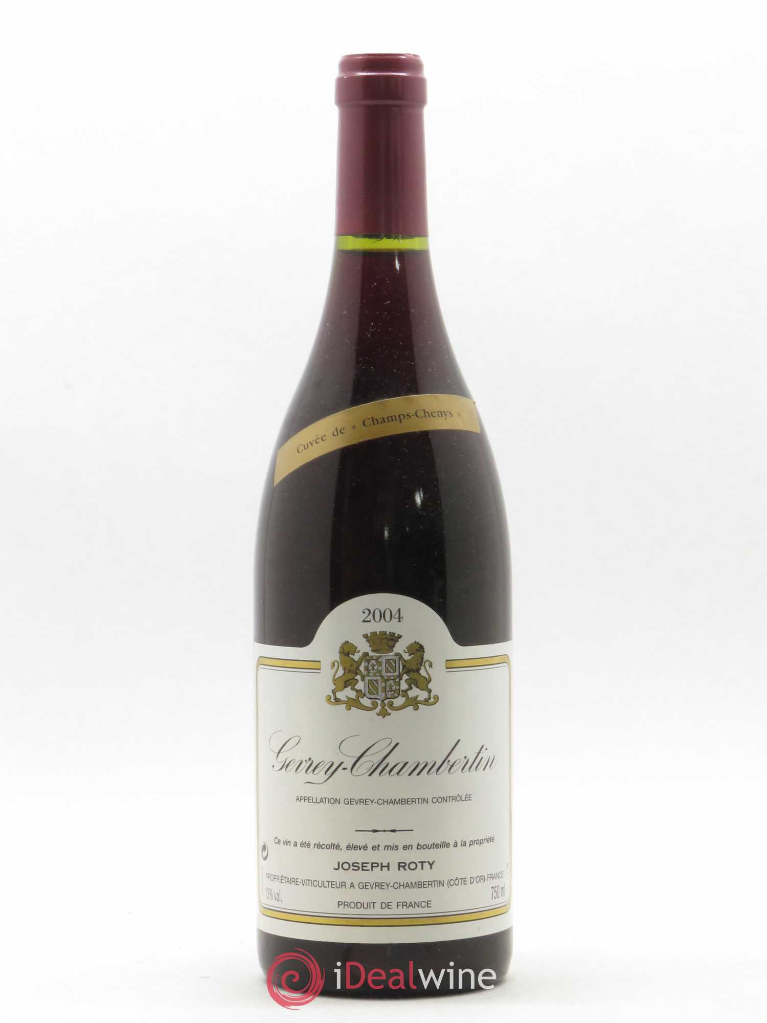 Gevrey-Chambertin Cuvée de Champs-Chenys Joseph Roty (Domaine) 2004 - Lot de 1 bouteille - 0
