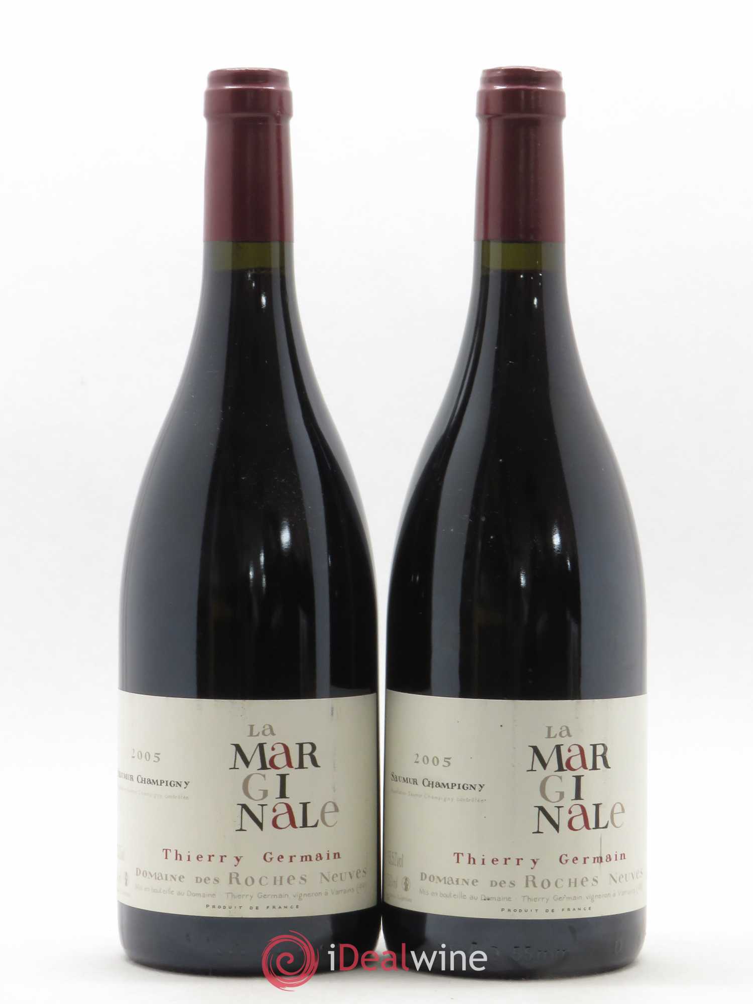 Saumur-Champigny La Marginale Domaine des Roches Neuves - Thierry Germain 2005 - Lot de 2 bouteilles - 0