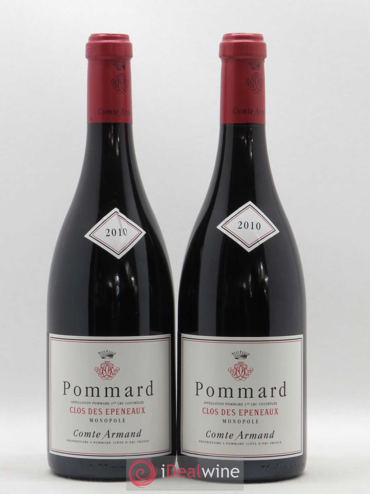 Pommard 1er Cru Clos des Epeneaux Comte Armand 2010 - Lot de 2 bouteilles - 0