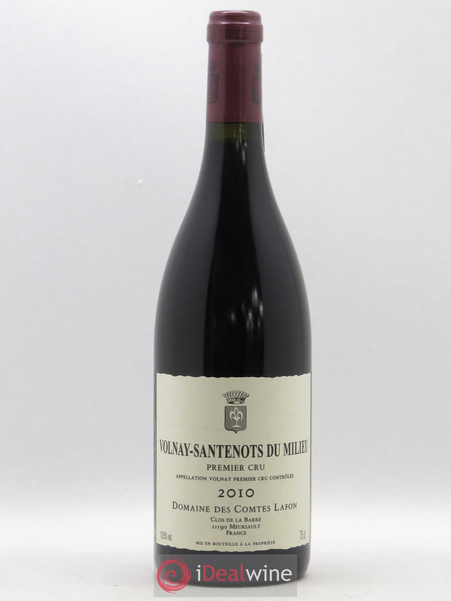Volnay 1er Cru Santenots du Milieu Comtes Lafon (Domaine des) 2010 - Lot de 1 bouteille - 0