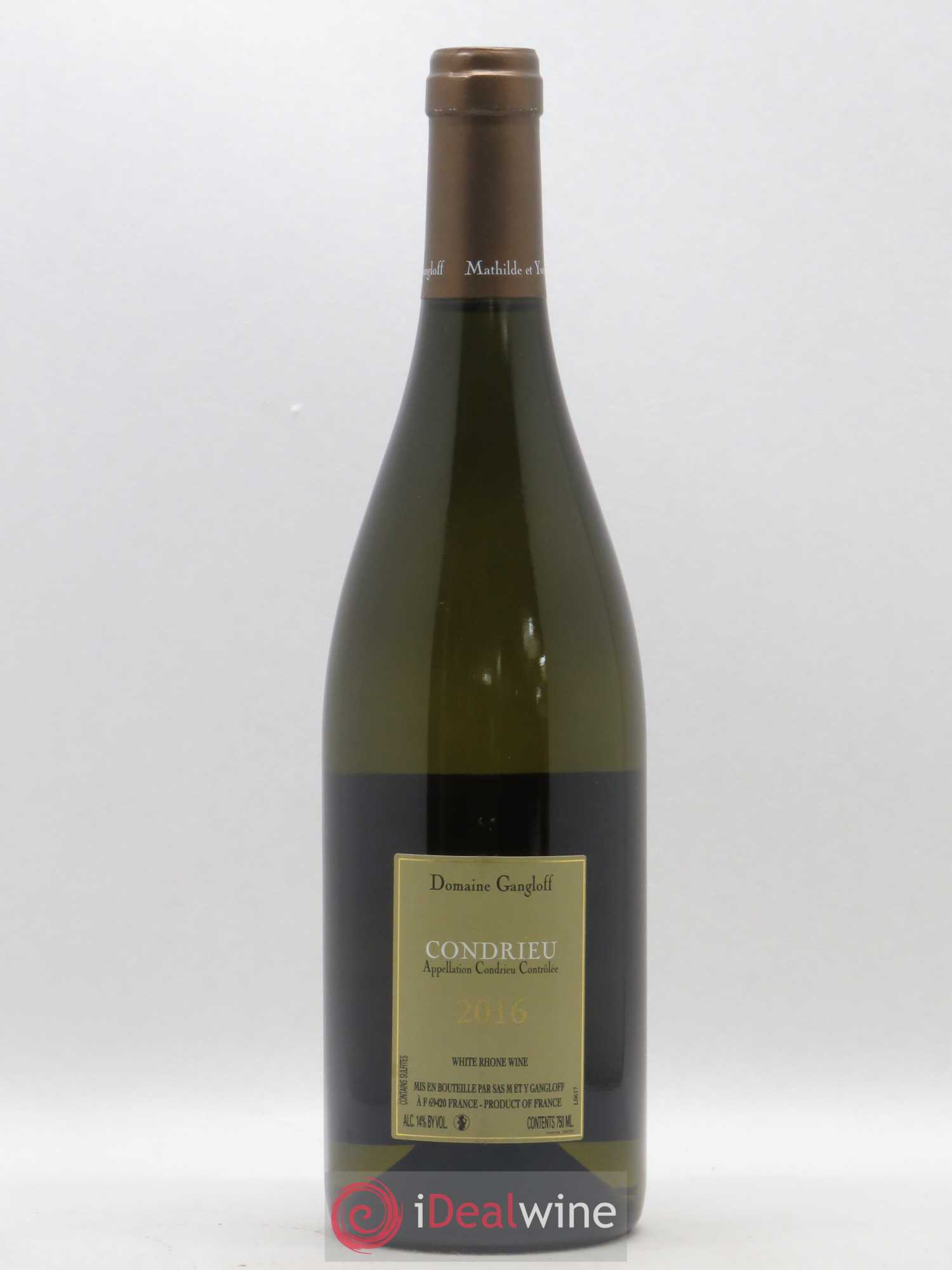 Condrieu Domaine Gangloff (Domaine) 2016 - Lot de 1 bouteille - 1