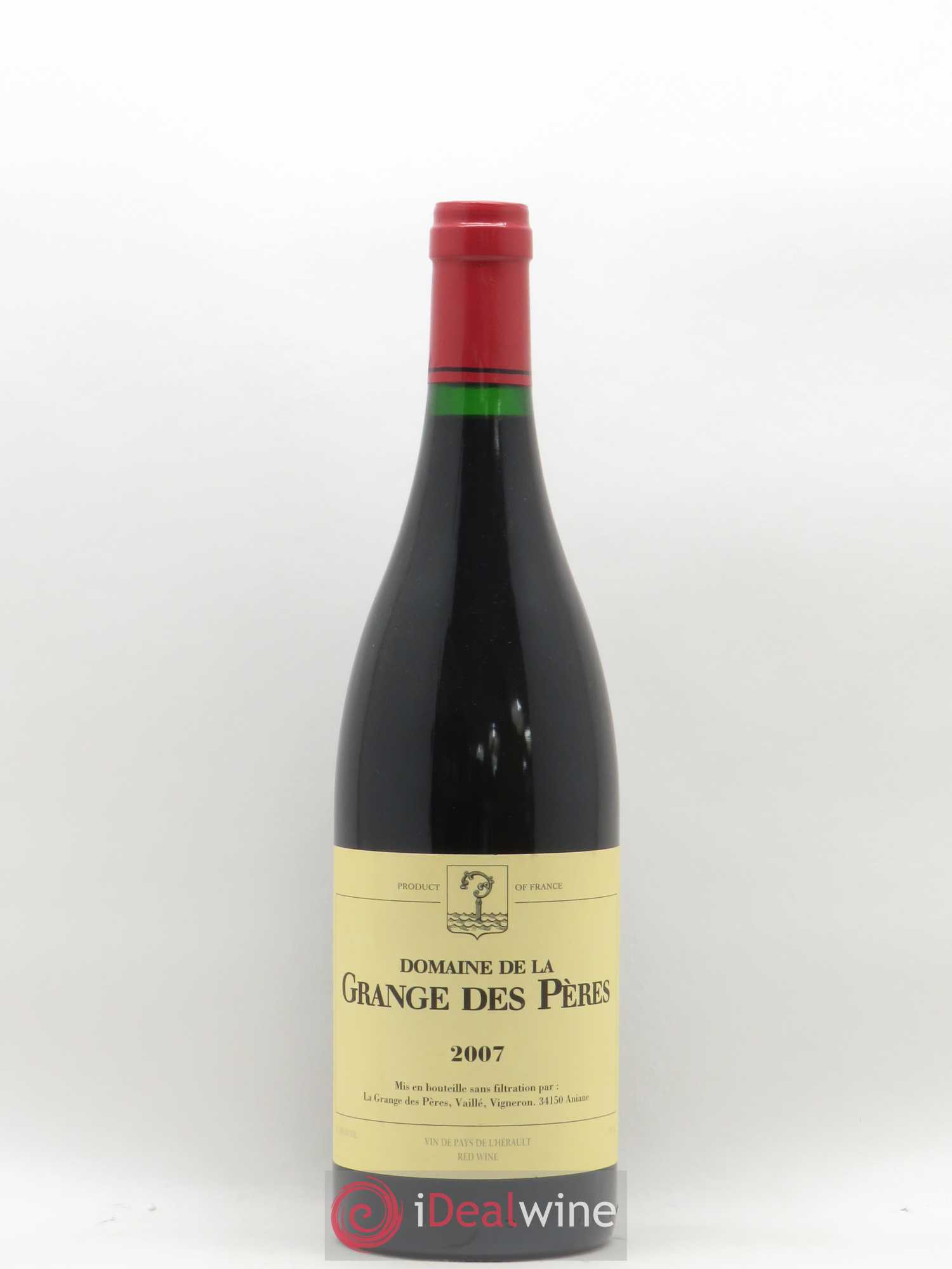 Pays d'Hérault Grange des Pères Laurent Vaillé 2007 - Lot de 1 bouteille - 0