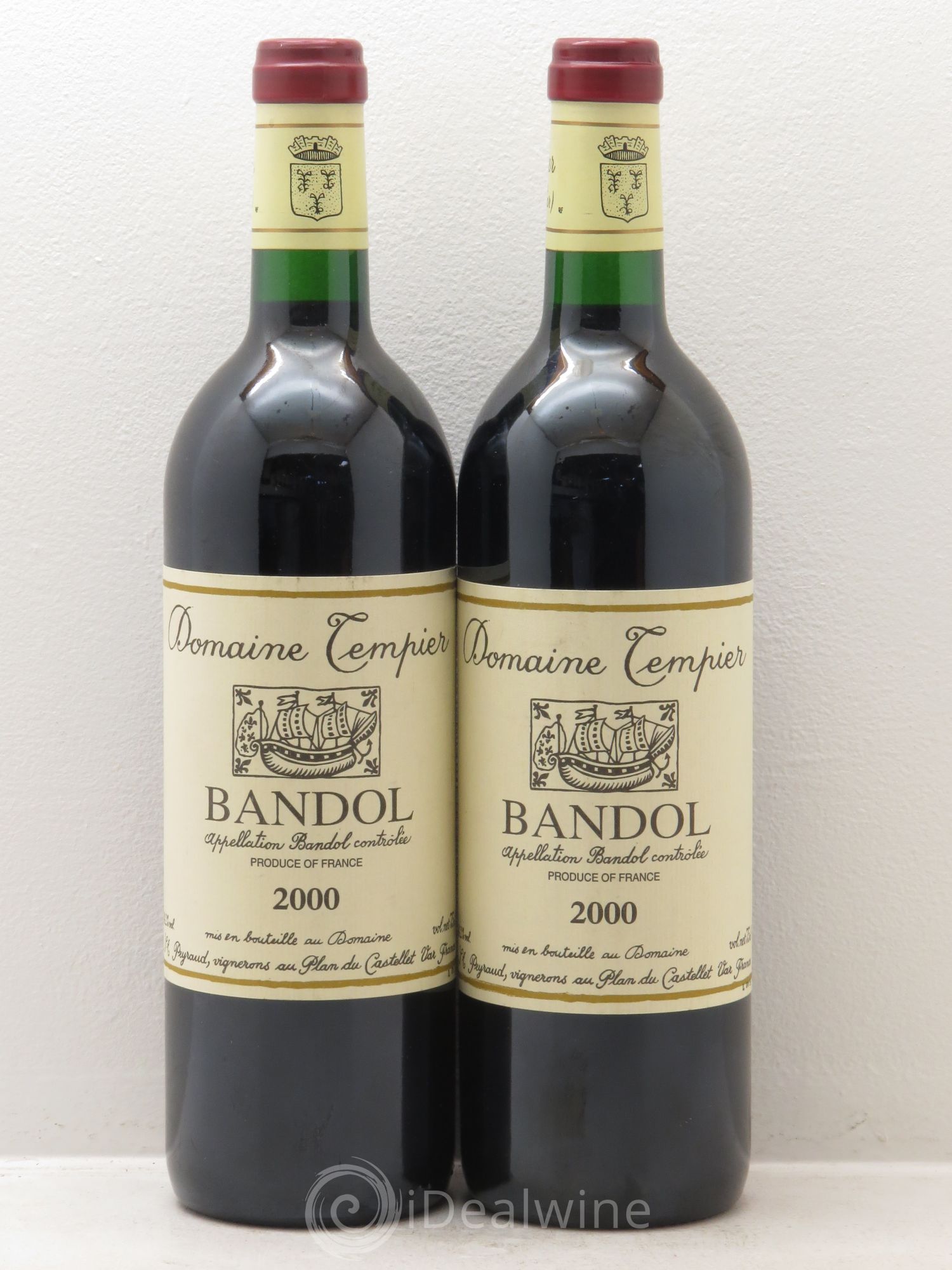 Bandol Domaine Tempier Famille Peyraud 2000 - Lot de 2 bouteilles - 0