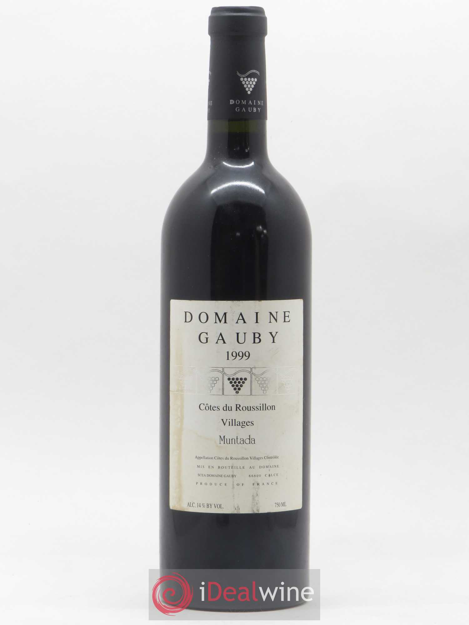 Côtes Catalanes (anciennement Côtes du Roussillon Villages) La Muntada Gauby (Domaine) 1999 - Lot de 1 bouteille - 0