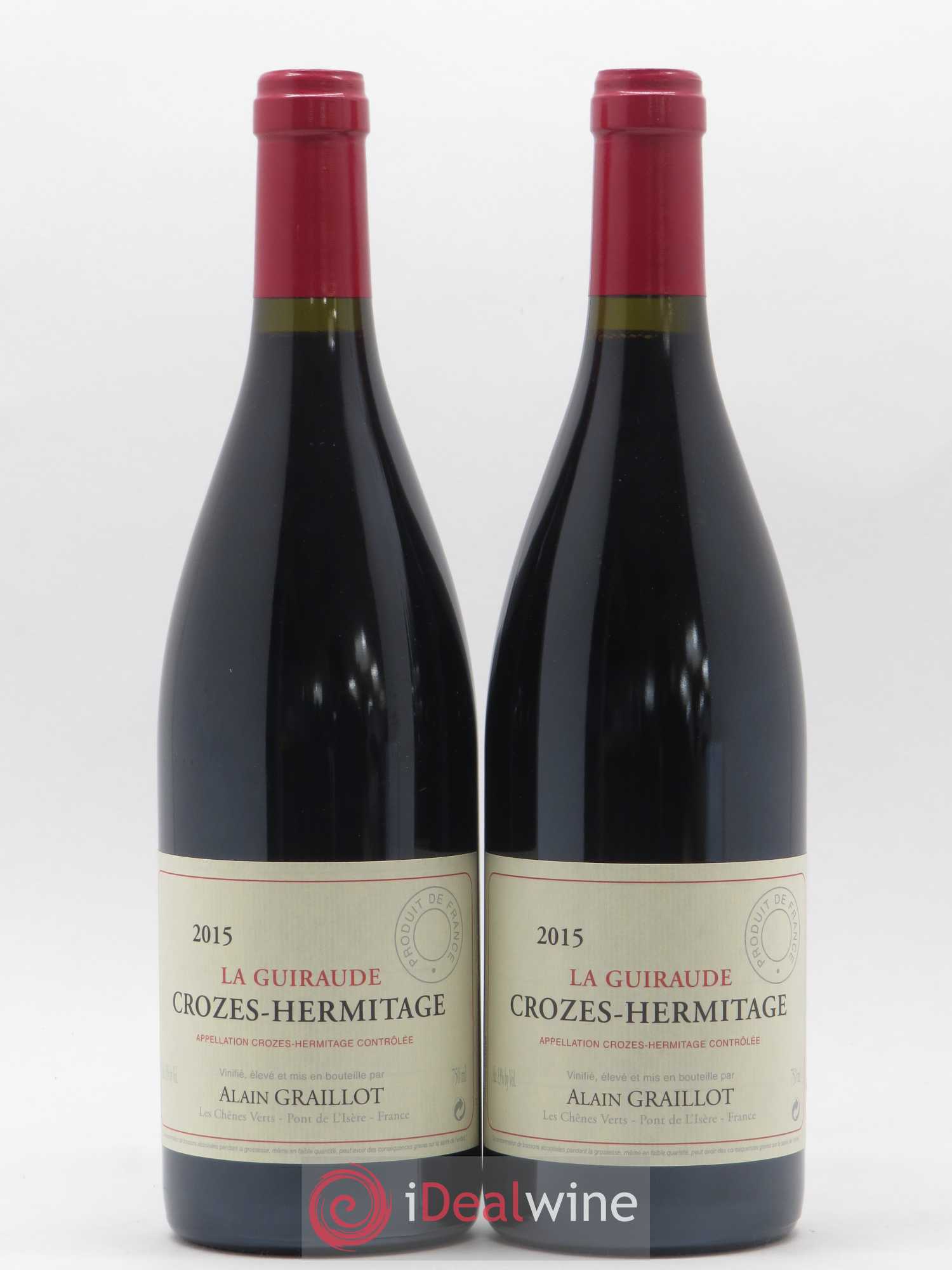 Crozes-Hermitage La Guiraude Domaine Graillot 2015 - Lot de 2 bouteilles - 0