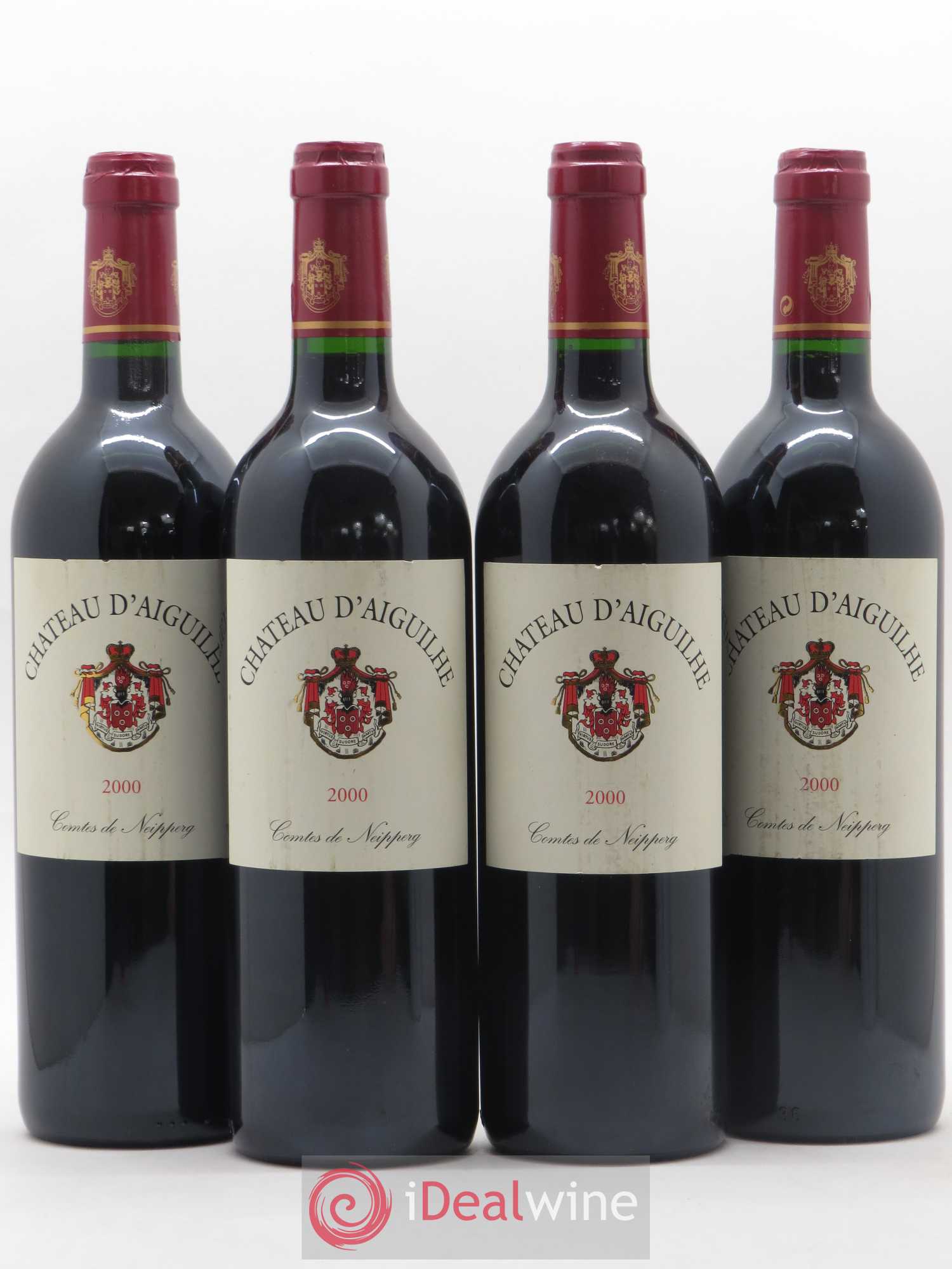 Château d' Aiguilhe 2000 - Lot de 4 bouteilles - 0