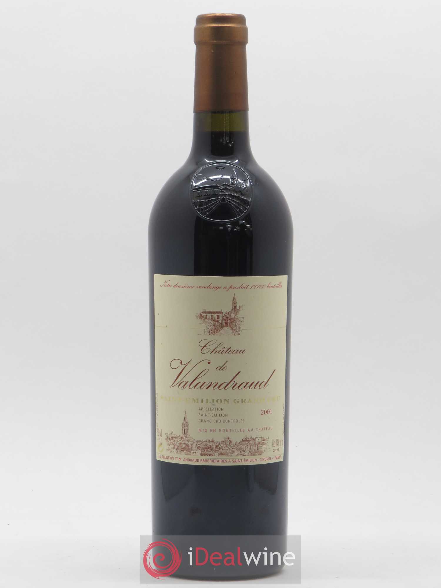 Château de Valandraud 2001 - Lot de 1 bouteille - 0