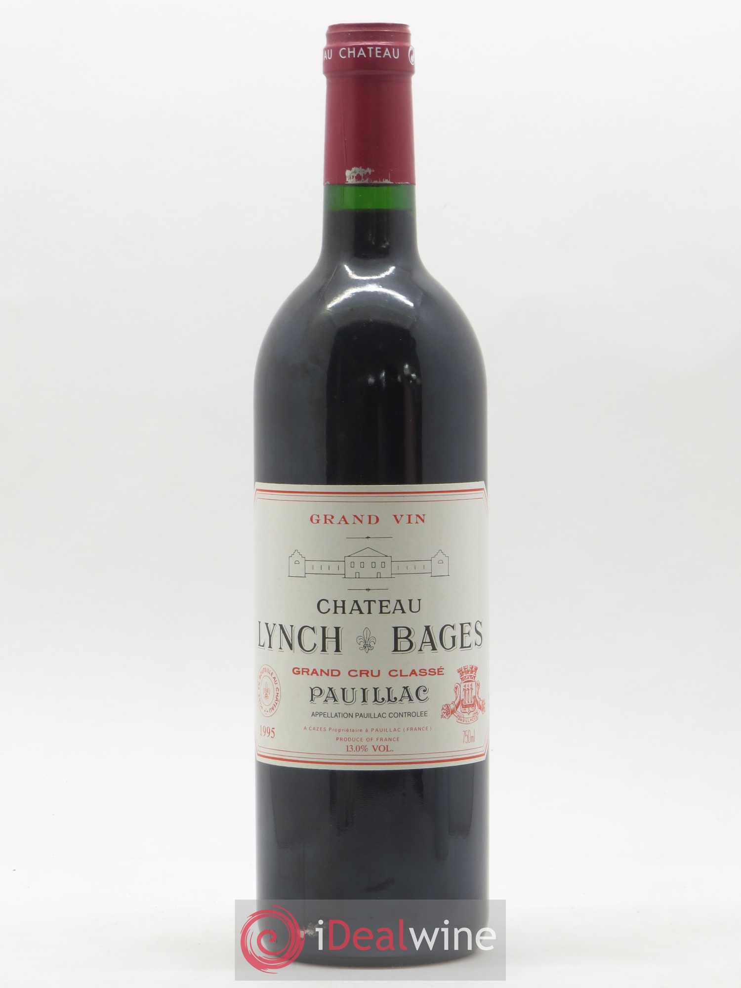 Château Lynch Bages 5ème Grand Cru Classé 1995 - Lot de 1 bouteille - 0