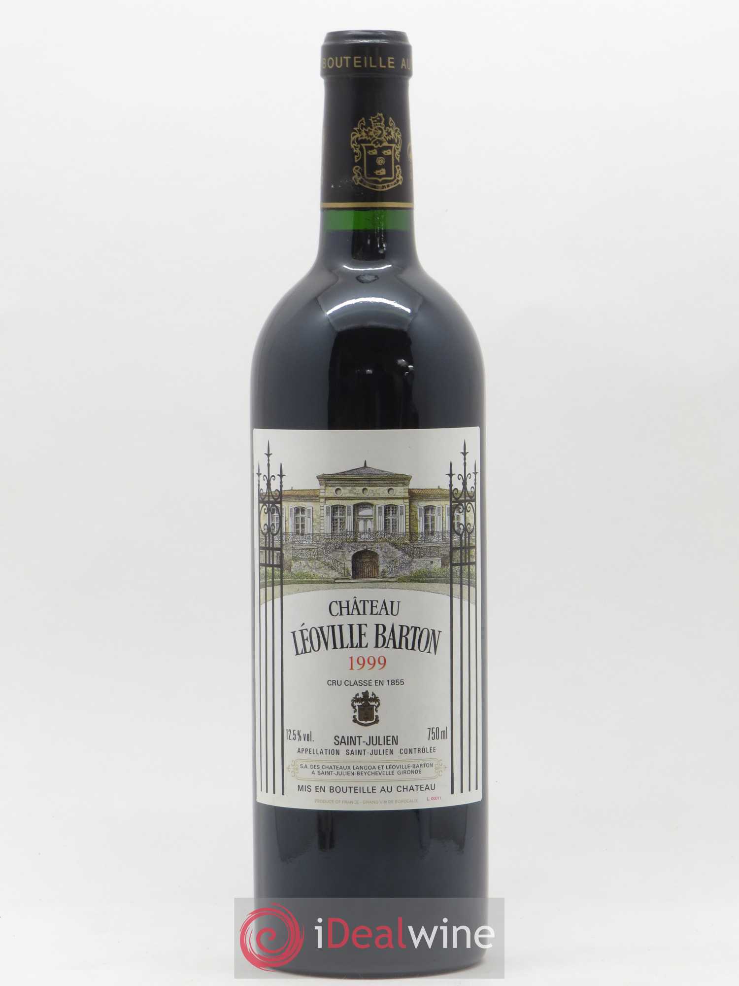 Château Léoville Barton 2ème Grand Cru Classé 1999 - Lot de 1 bouteille - 0