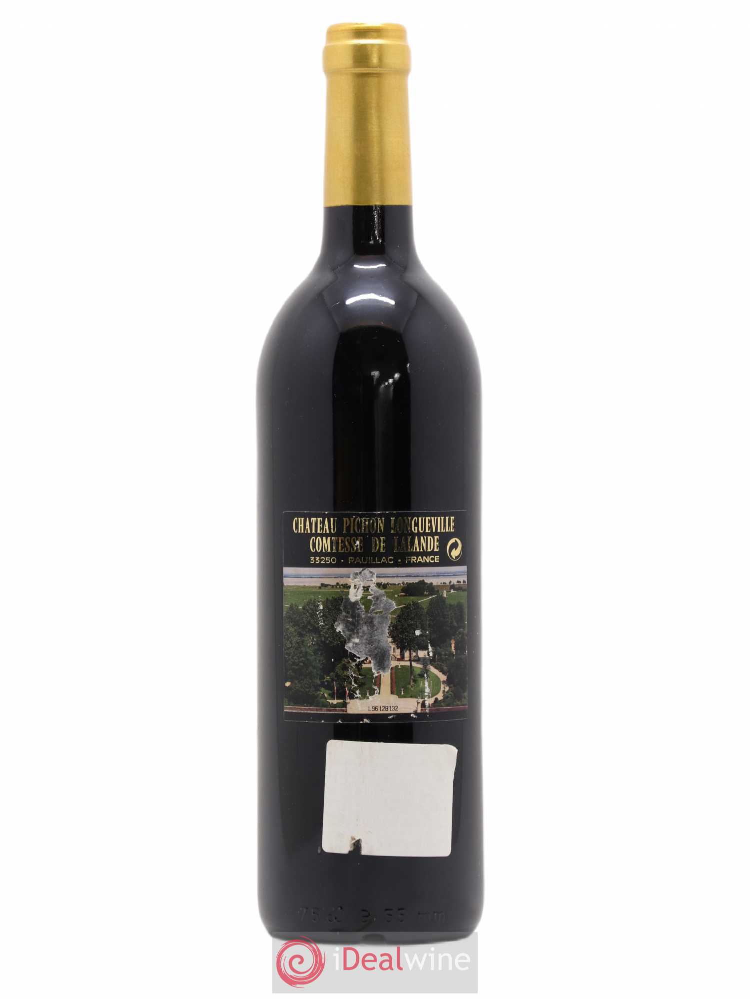 Château Pichon Longueville Comtesse de Lalande 2ème Grand Cru Classé 1996 - Lot de 1 bouteille - 1