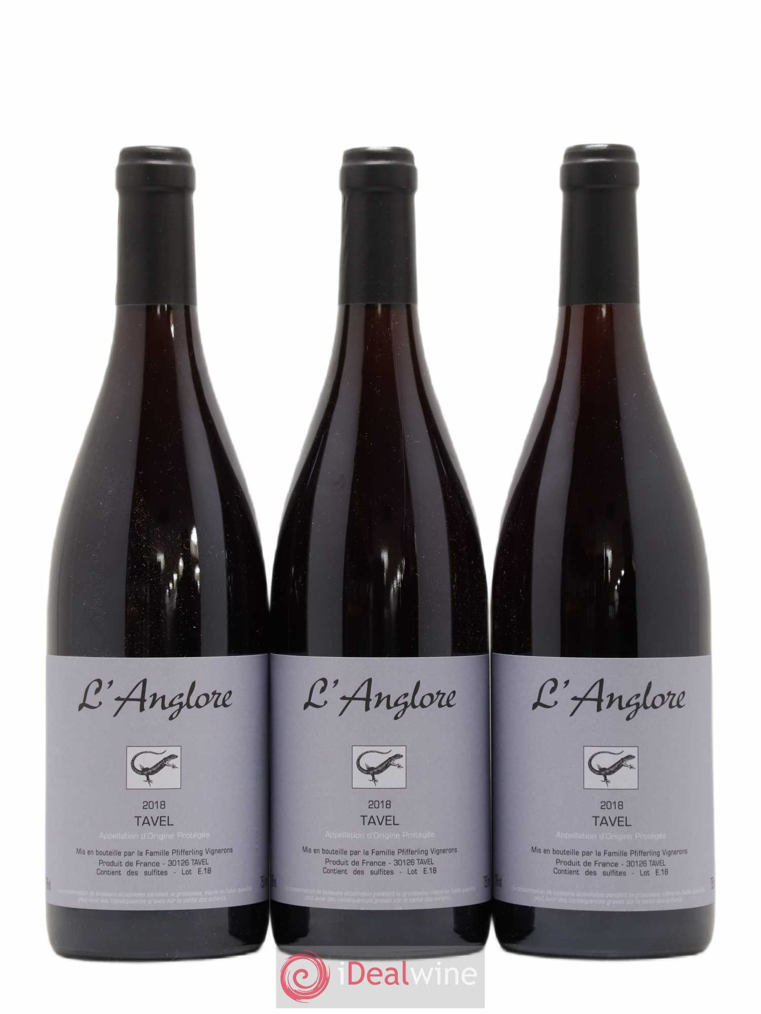 Tavel L'Anglore 2018 - Posten von 6 Flaschen - 2