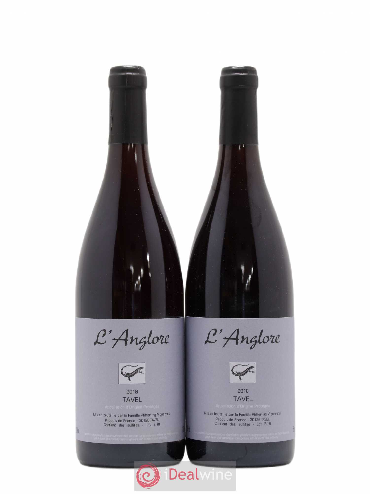 Tavel L'Anglore 2018 - Posten von 2 Flaschen - 0