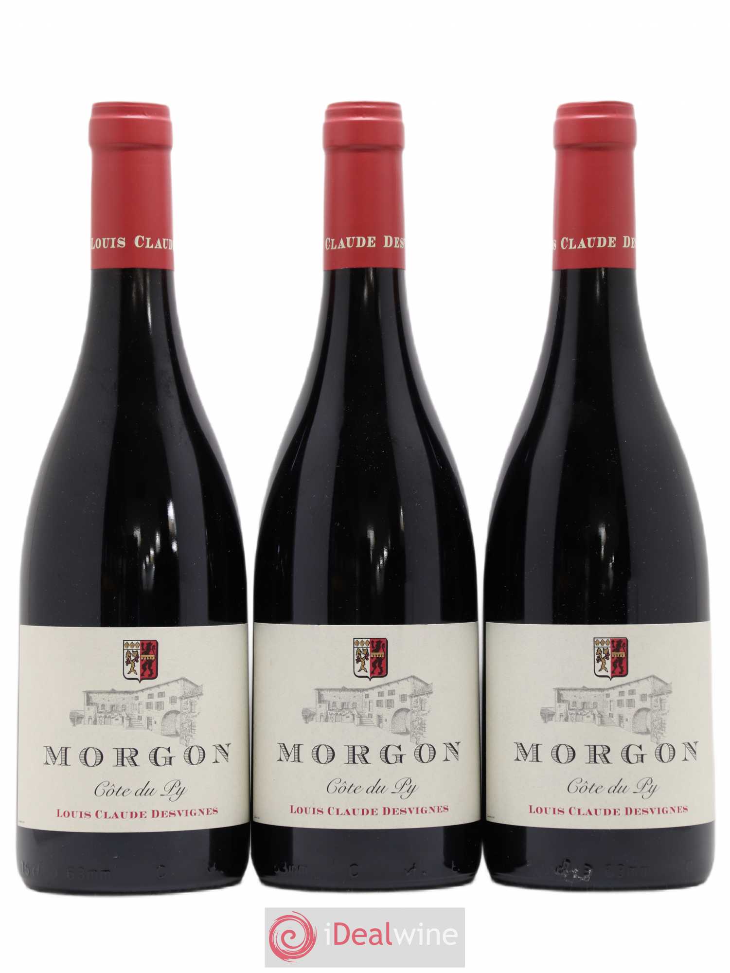Morgon Côte du Py Louis-Claude Desvignes 2017 - Lot de 3 bouteilles - 0