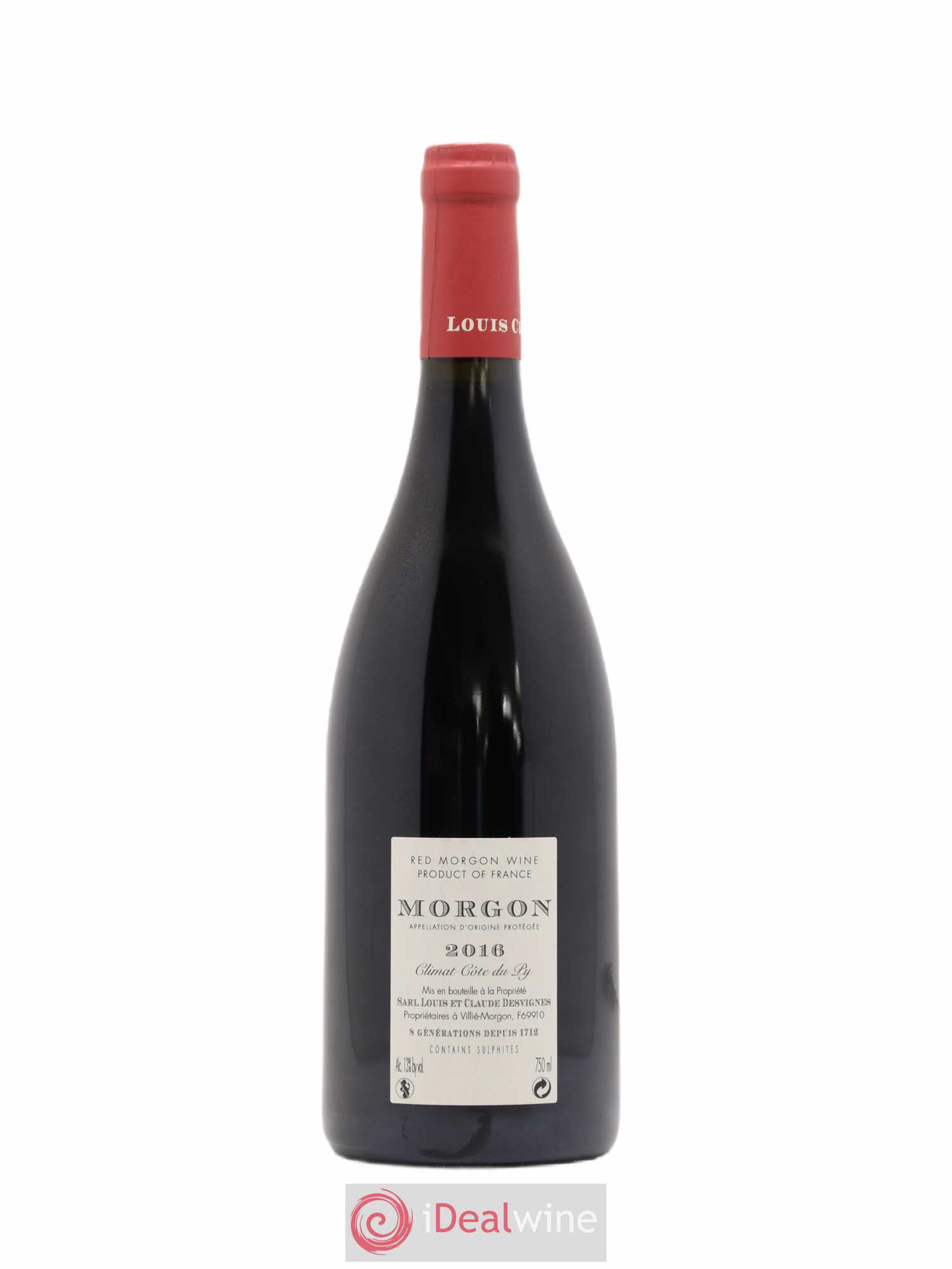 Morgon Côte du Py Louis-Claude Desvignes 2016 - Lot de 1 bouteille - 1