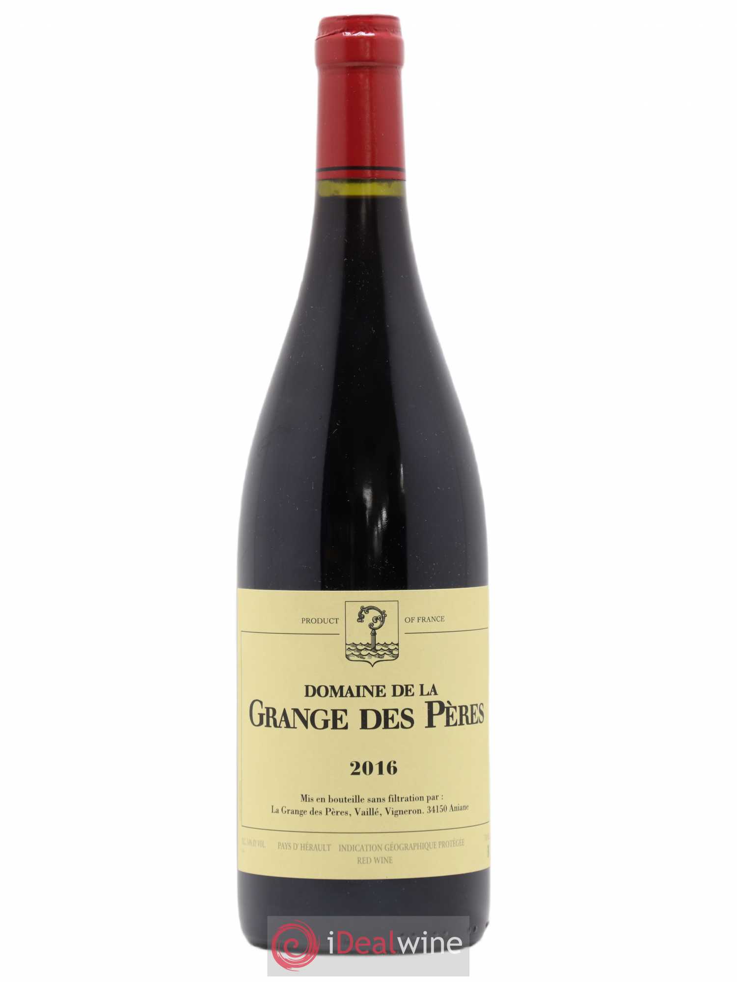 Pays d'Hérault Grange des Pères Laurent Vaillé 2016 - Lot de 1 bouteille - 0