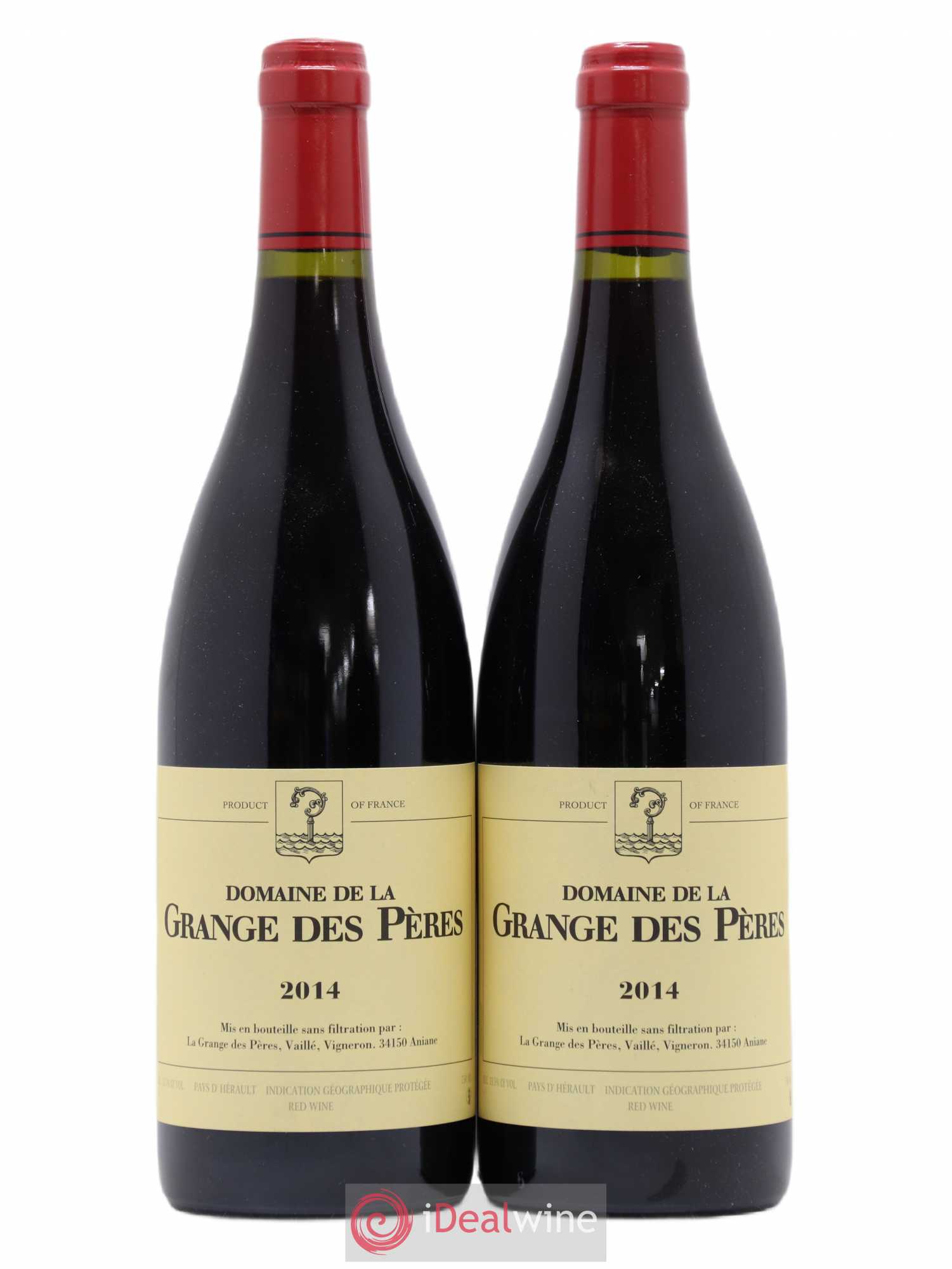 Pays d'Hérault Grange des Pères Laurent Vaillé 2014 - Lot de 2 bouteilles - 0
