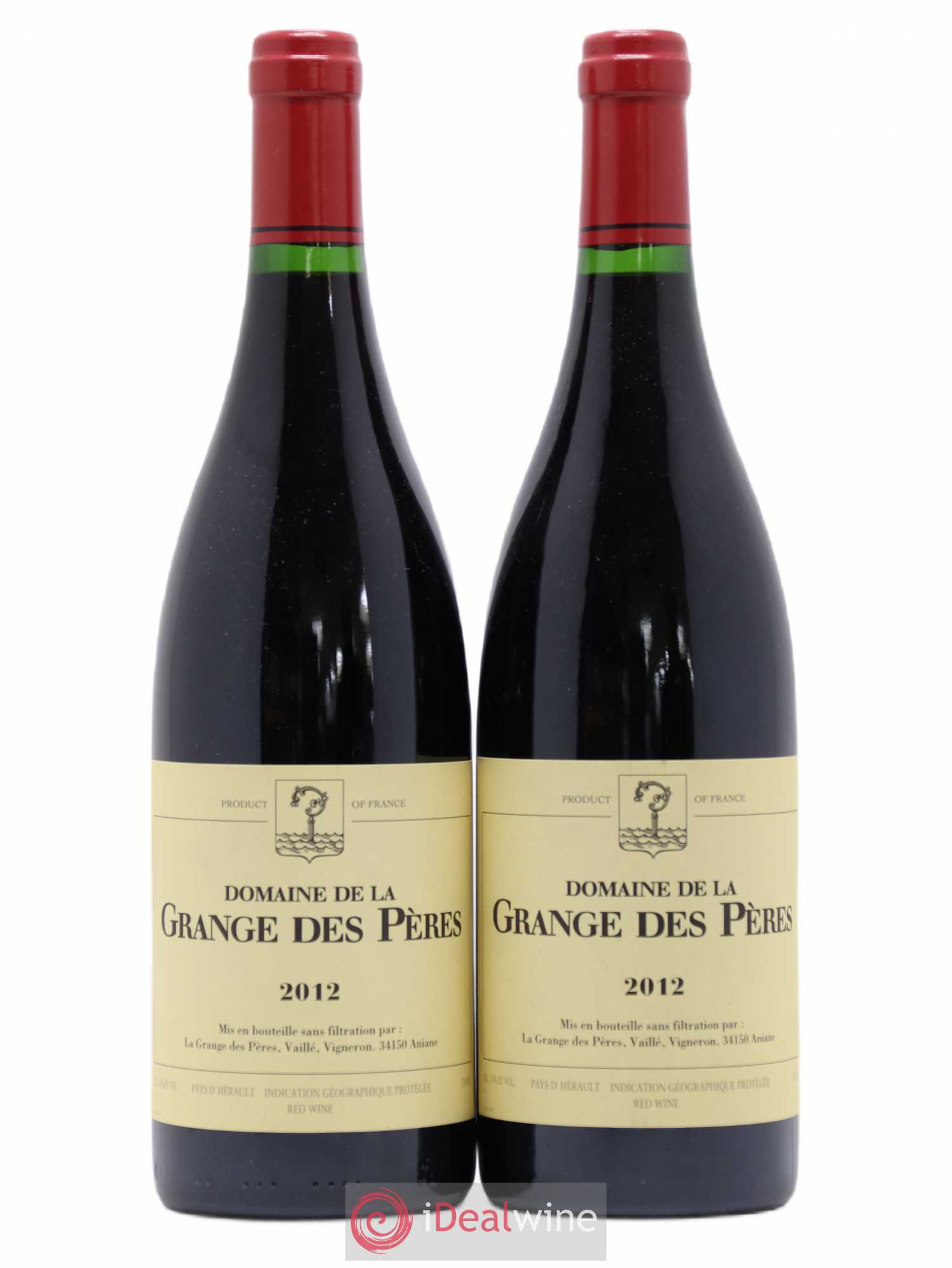 Pays d'Hérault Grange des Pères Laurent Vaillé 2012 - Lot de 2 bouteilles - 0