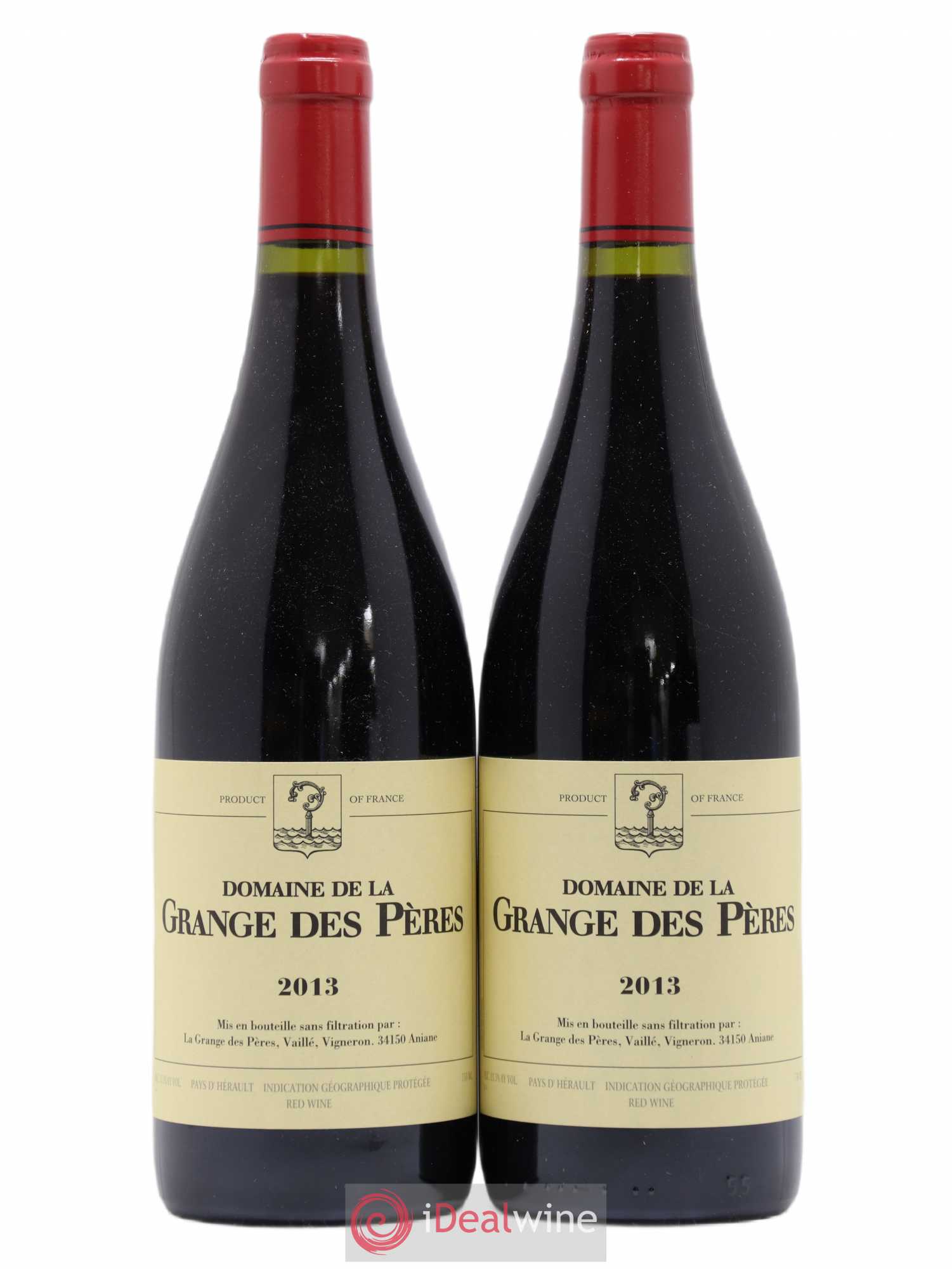 Pays d'Hérault Grange des Pères Laurent Vaillé 2013 - Lot de 2 bouteilles - 0