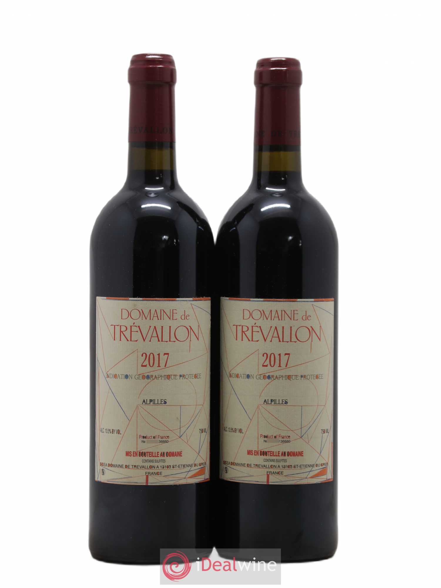 Alpilles Trévallon (Domaine de) Eloi Dürrbach 2017 - Lot de 2 bouteilles - 0