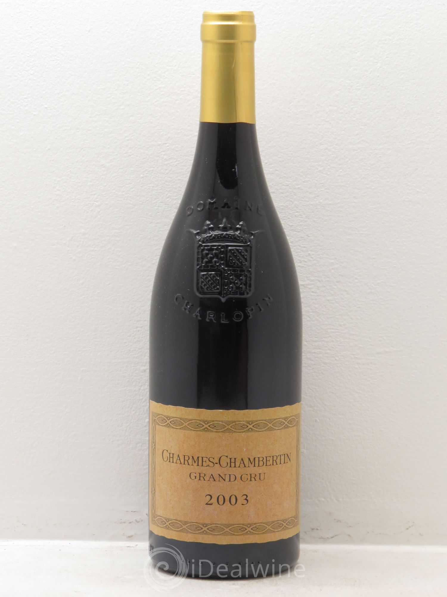 Charmes-Chambertin Grand Cru Charlopin-Parizot 2003 - Lot de 1 bouteille - 0