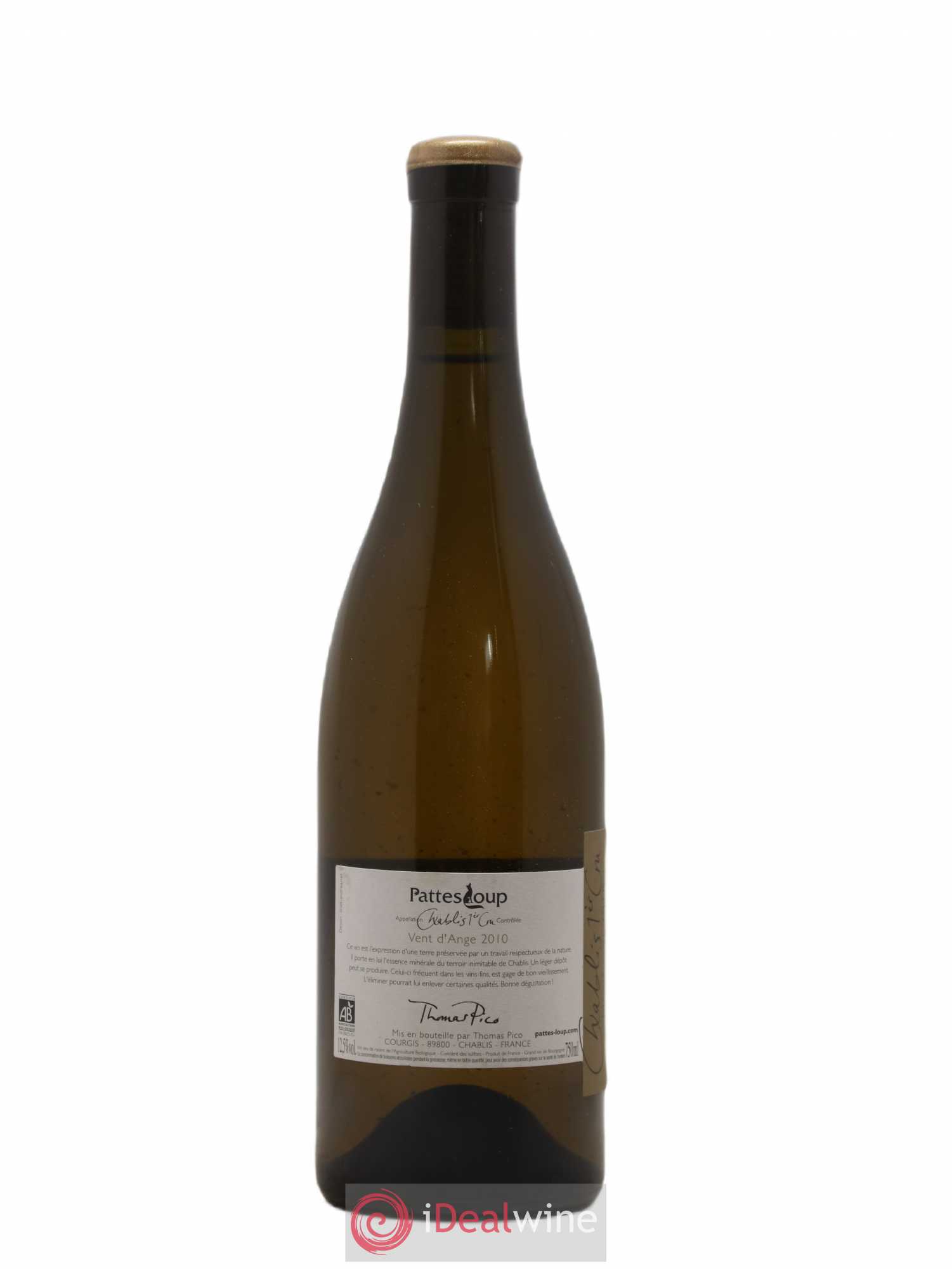 Chablis 1er Cru Montmain Pattes Loup (Domaine) 2010 - Lot de 1 bouteille - 1