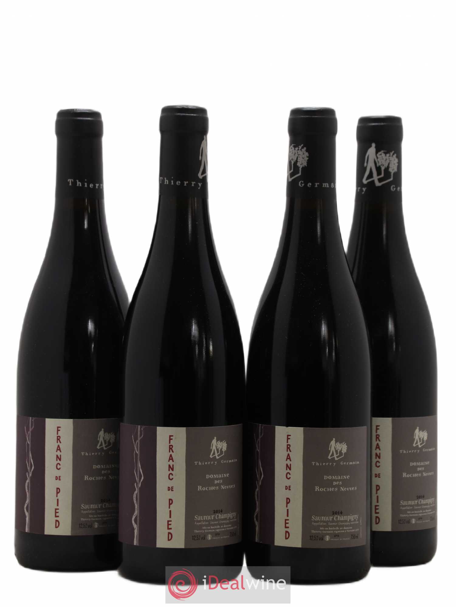 Saumur-Champigny Franc de pied Domaine des Roches Neuves - Thierry Germain 2014 - Lot de 4 bouteilles - 0