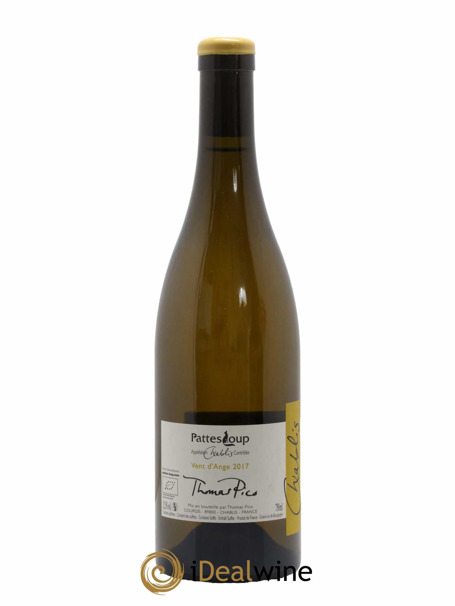 Chablis Vent d'Ange Pattes Loup (Domaine) 2017 - Lot de 1 bouteille - 1