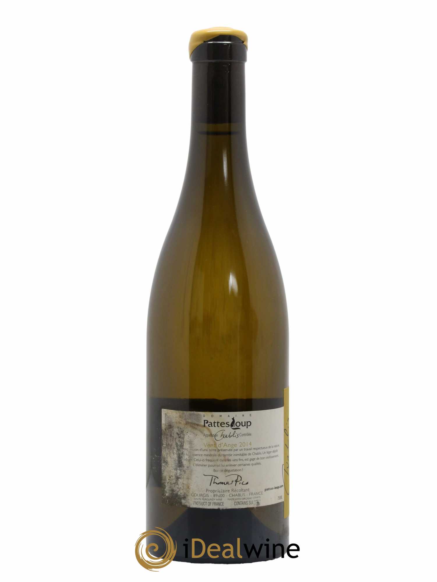 Chablis Vent d'Ange Pattes Loup (Domaine) 2014 - Lot de 1 bouteille - 1