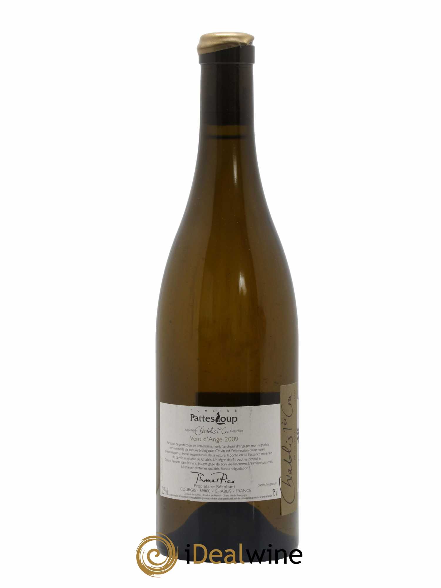 Chablis 1er Cru Montmain Pattes Loup (Domaine) 2009 - Lot de 1 bouteille - 1