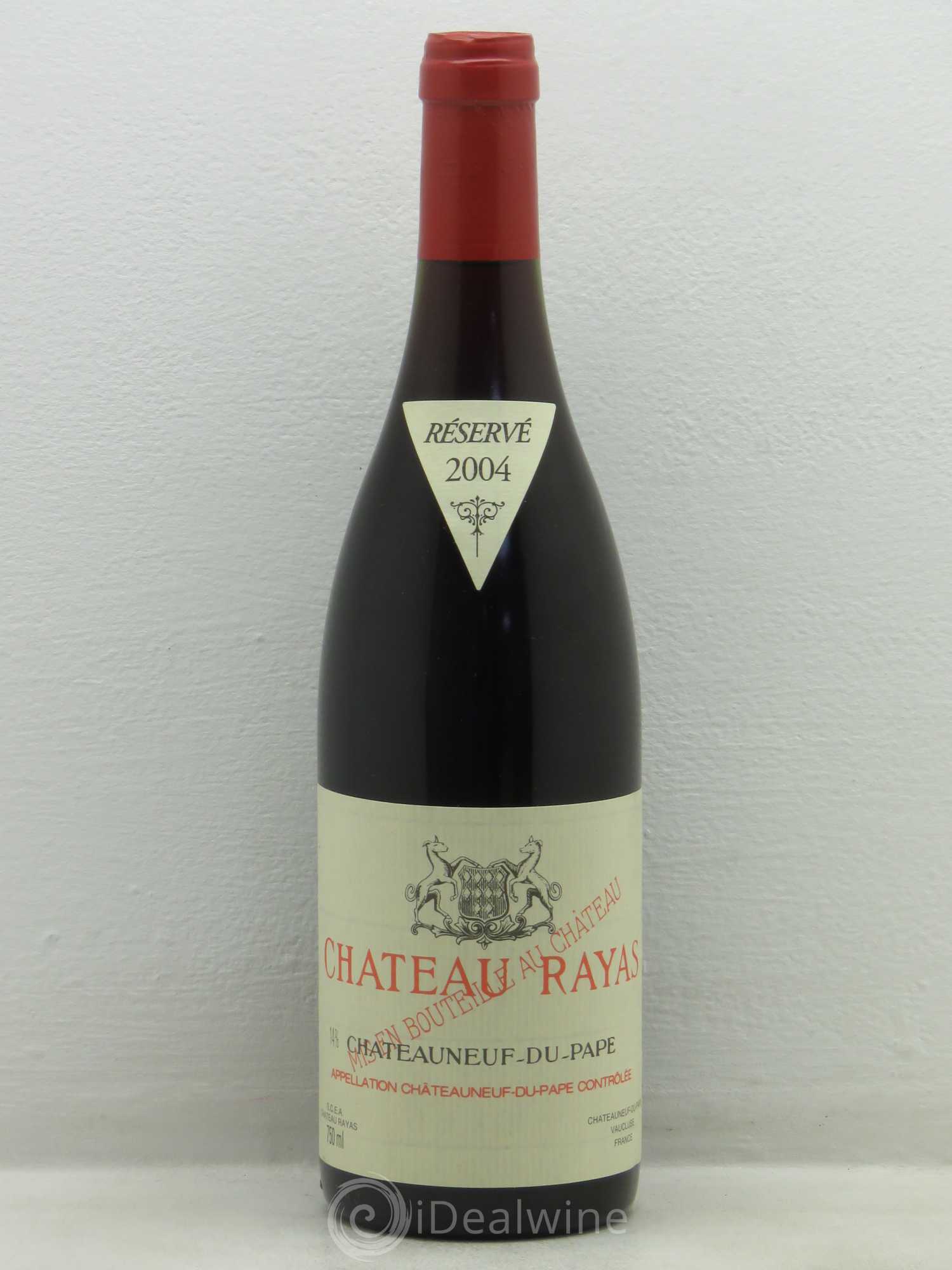 Châteauneuf-du-Pape Château Rayas Emmanuel Reynaud 2004 - Lot de 1 bouteille - 0