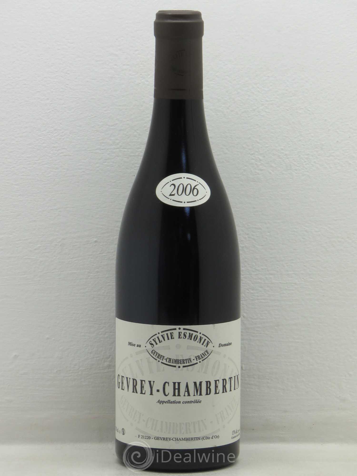 Gevrey-Chambertin Sylvie Esmonin 2006 - Lot de 1 bouteille - 0